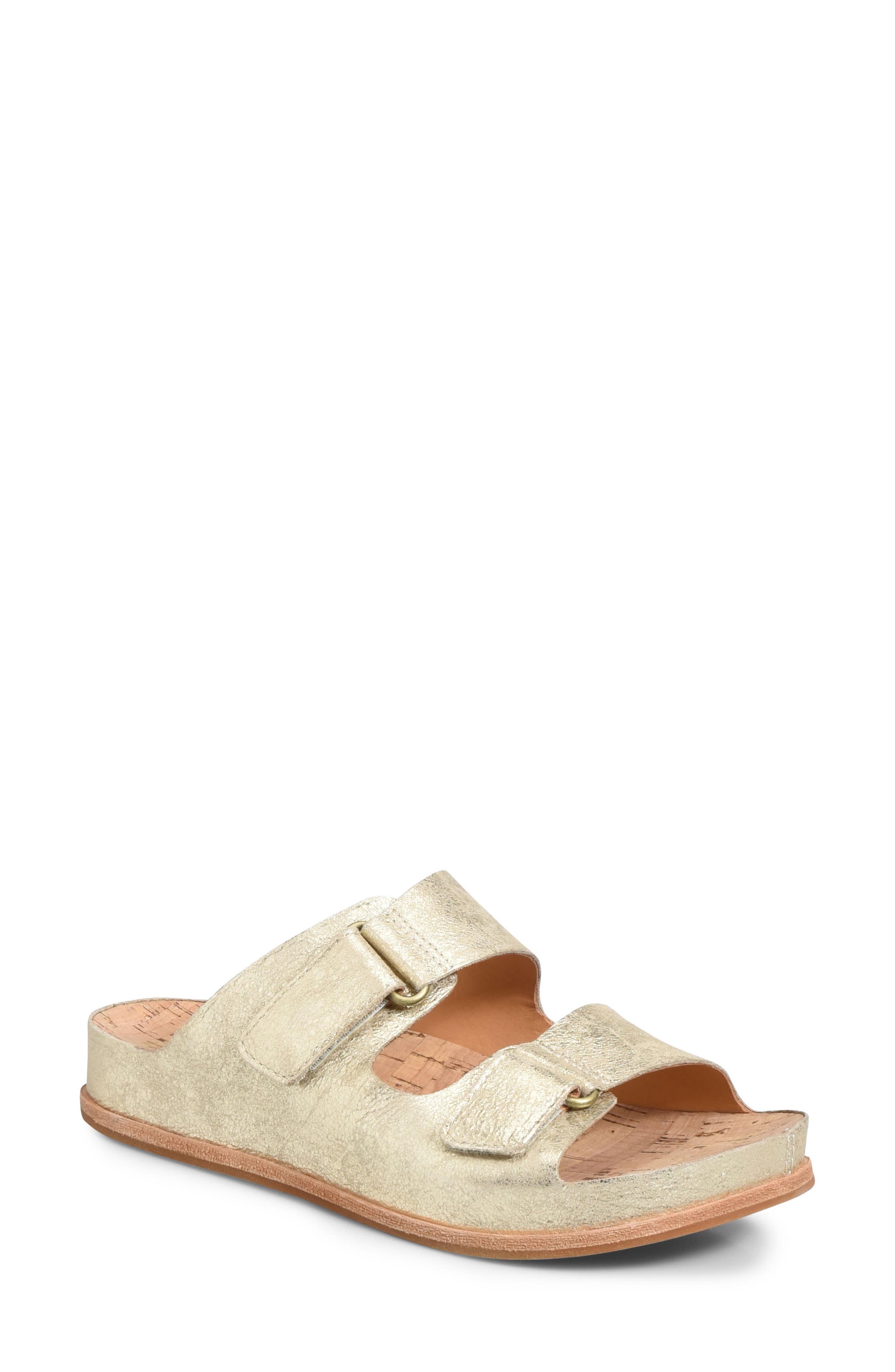 Kork-Ease Torreya Slide Sandal, Metallic