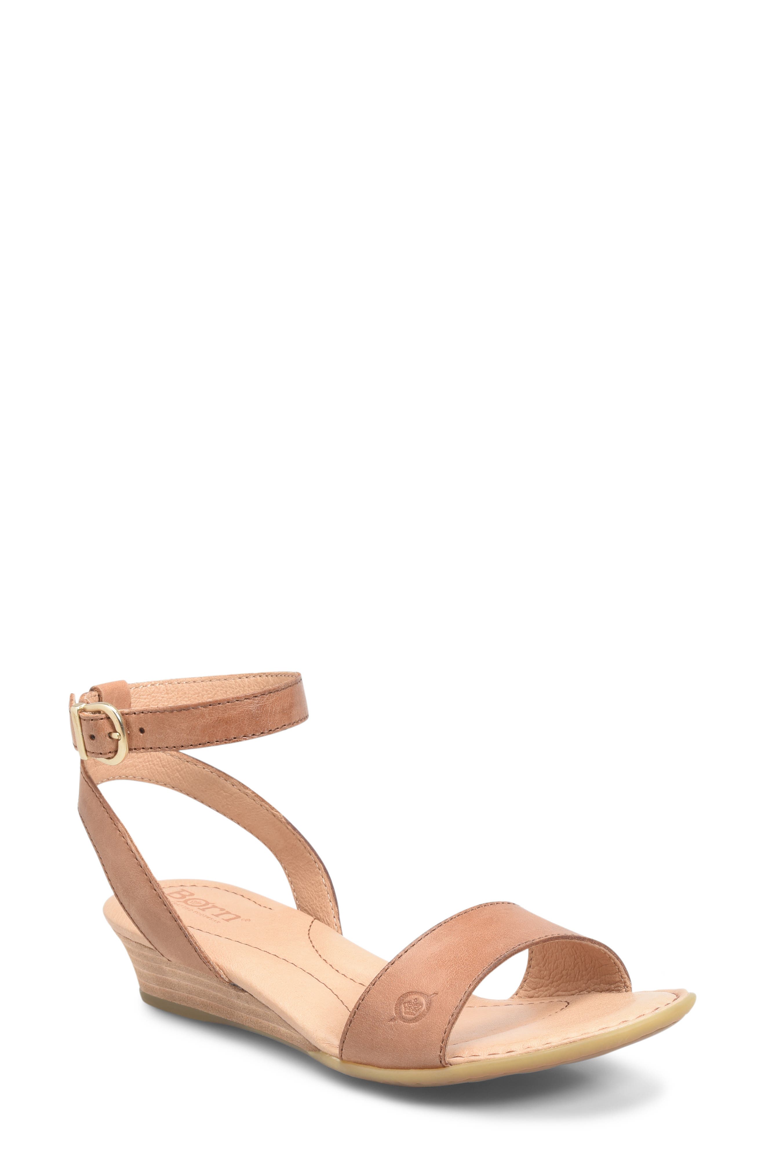 B?rn Sevier Wedge Sandal, Brown