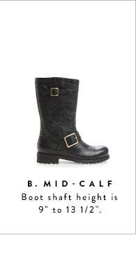 boot shaft height boot fit guide measure shaft height more nordstrom boot shaft height boot fit guide measure shaft height more nordstrom