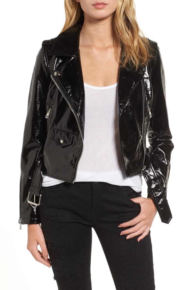 Patent biker jacket Clearance
