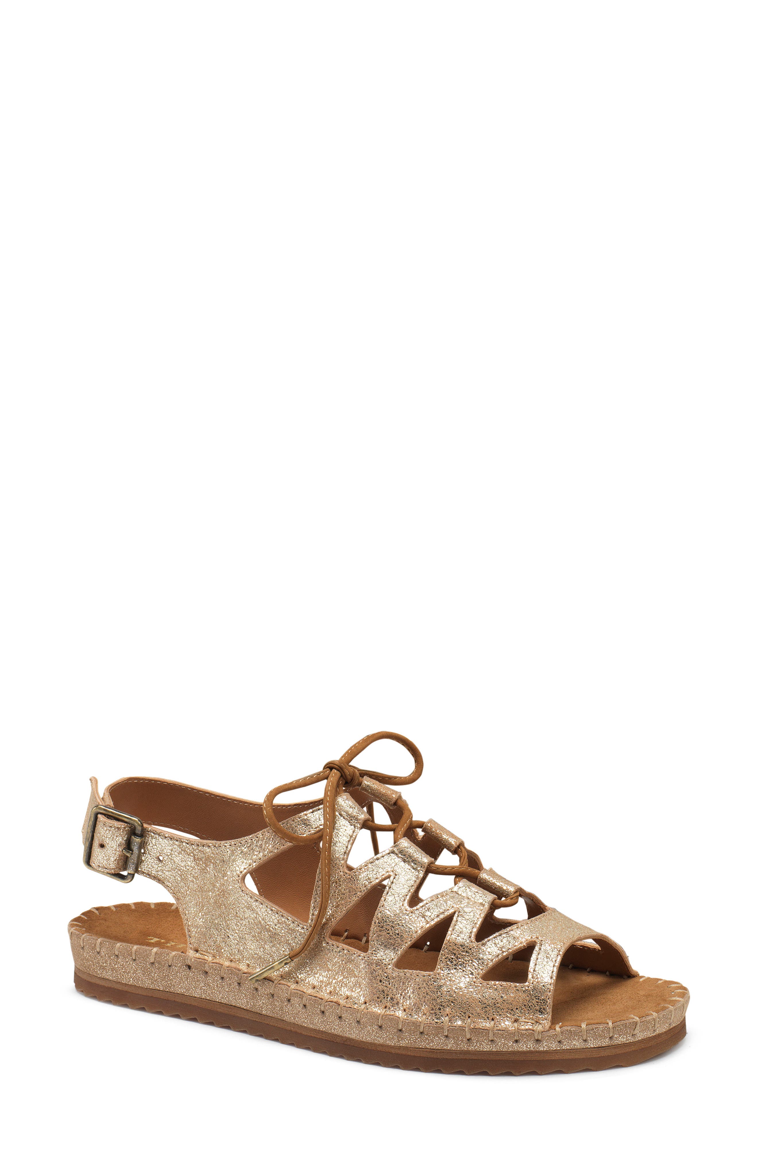 Trask Chandler Ghillie Sandal- Metallic