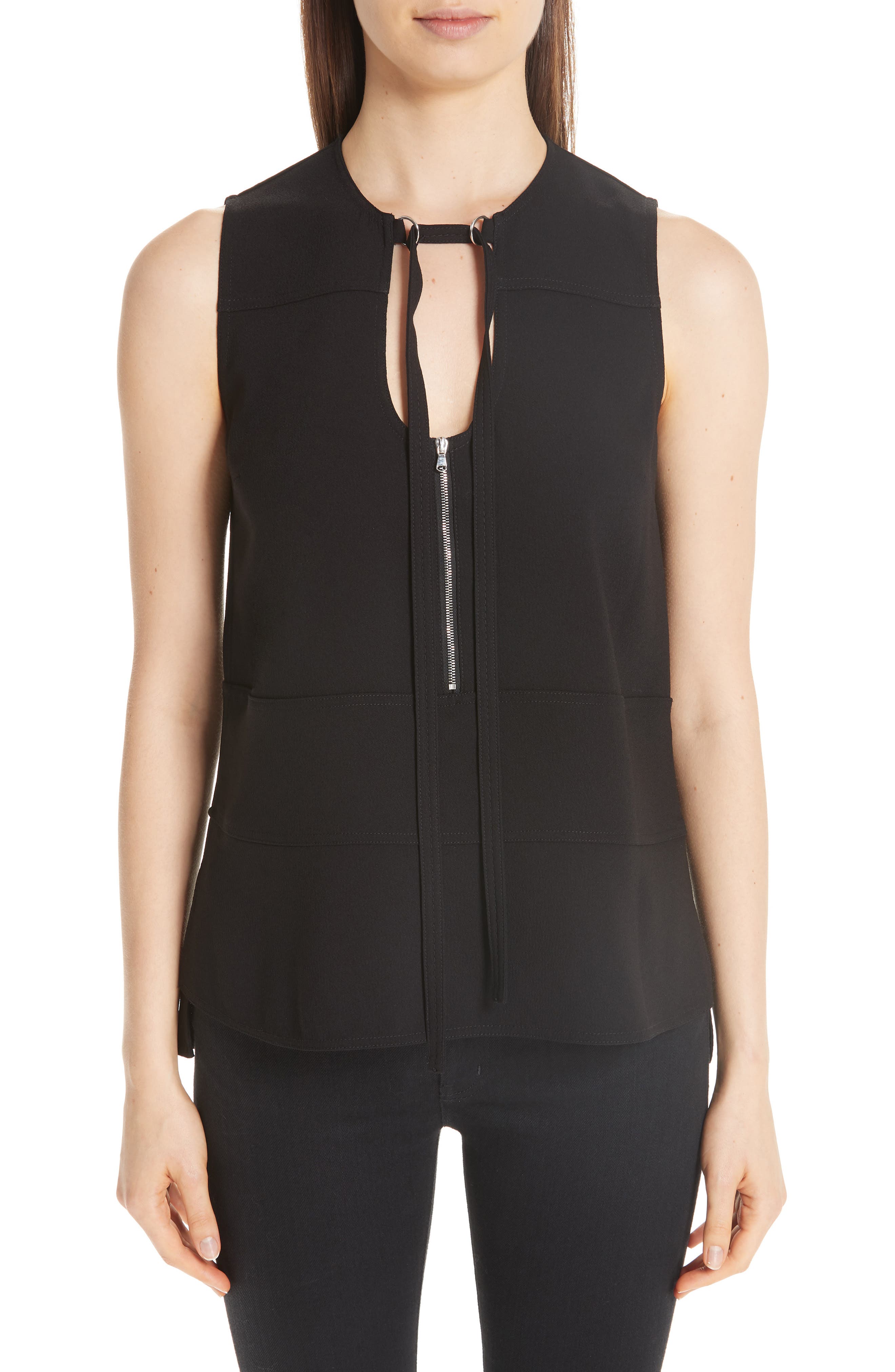 Proenza Schouler Zip Detail Blouse