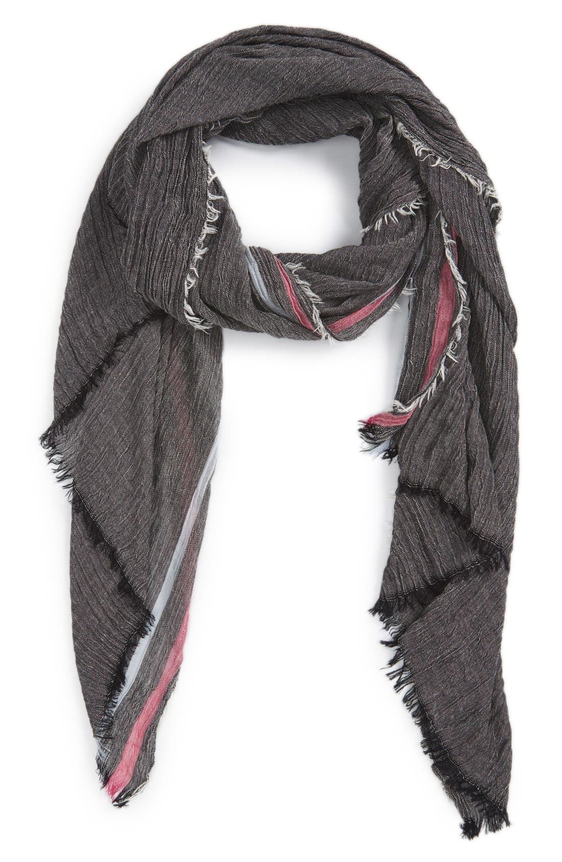 Renee's Accessories Stripe Crinkle Scarf Nordstrom