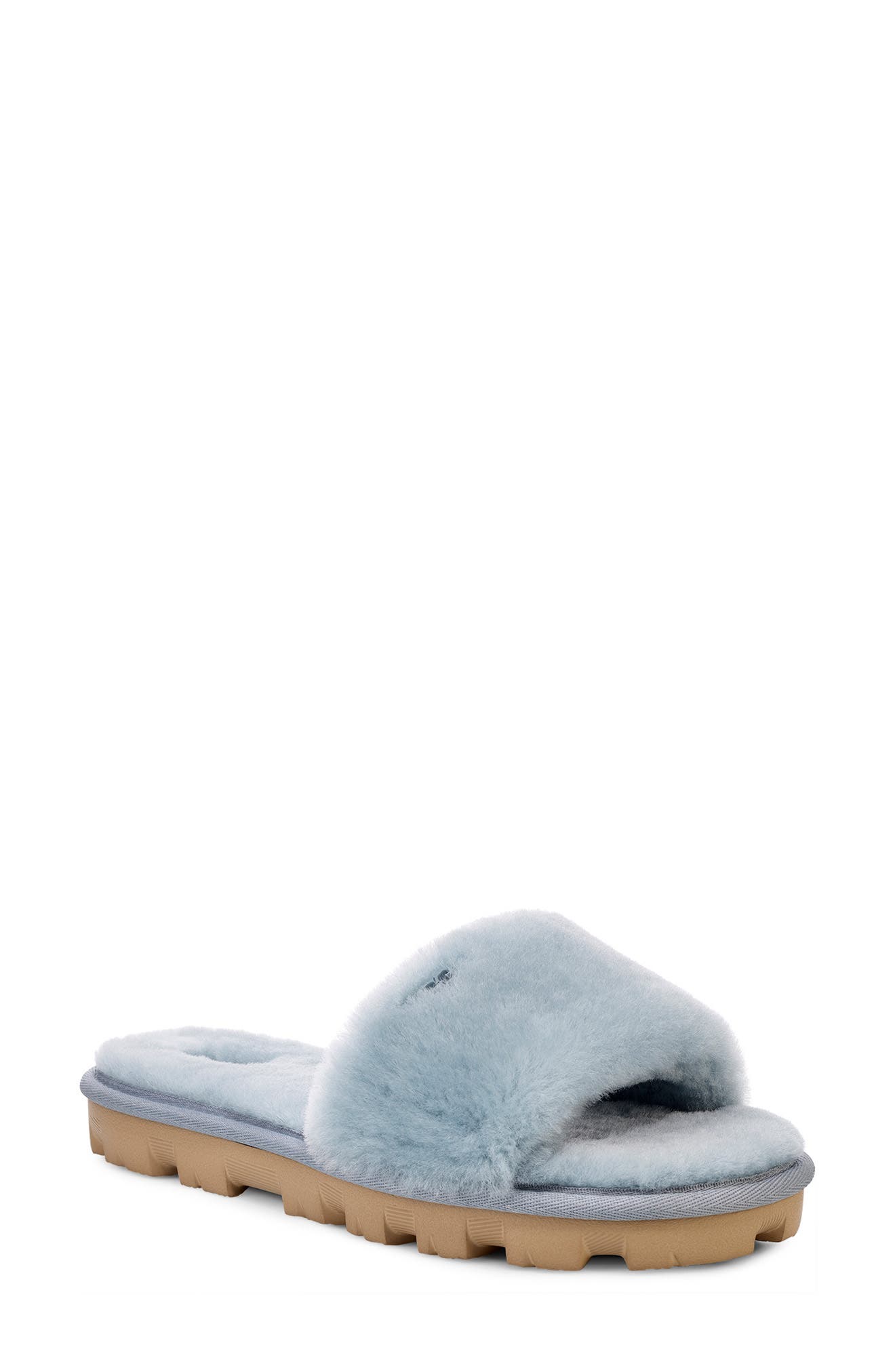 Ugg Cozette Genuine Shearling Slipper, Blue