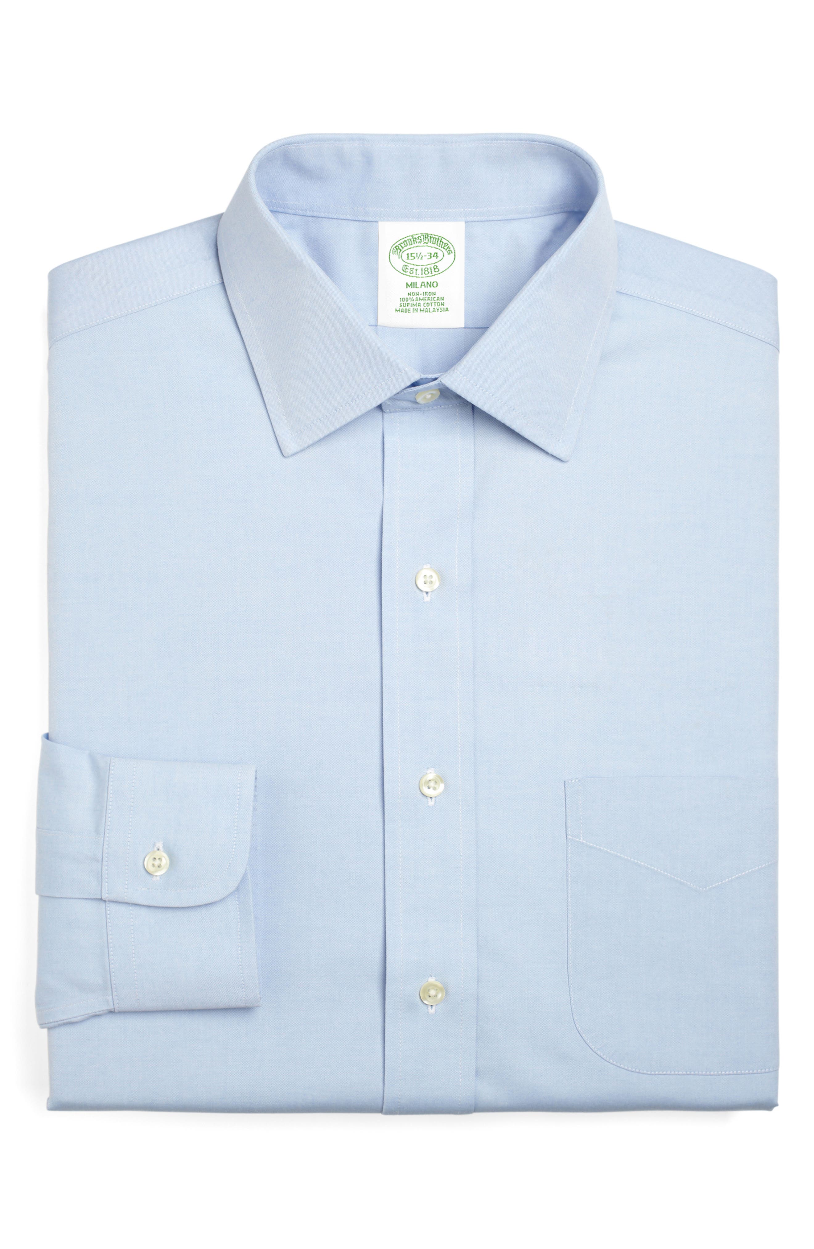 Brooks Brothers Trim Fit Solid Dress Shirt (3 For $207)