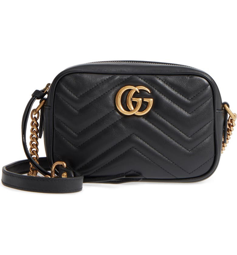 Gucci GG Marmont 2.0 Matelassé Leather Camera Bag | Nordstrom