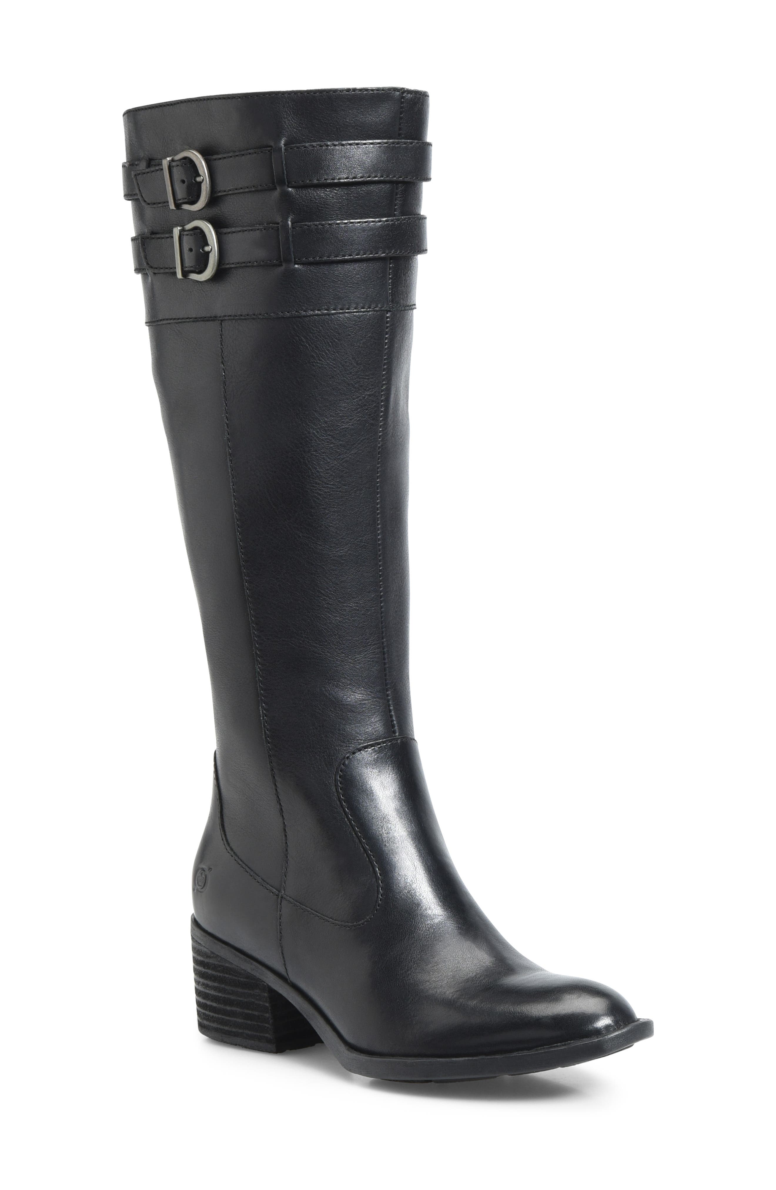 B?rn Tay Block Heel Knee High Boot