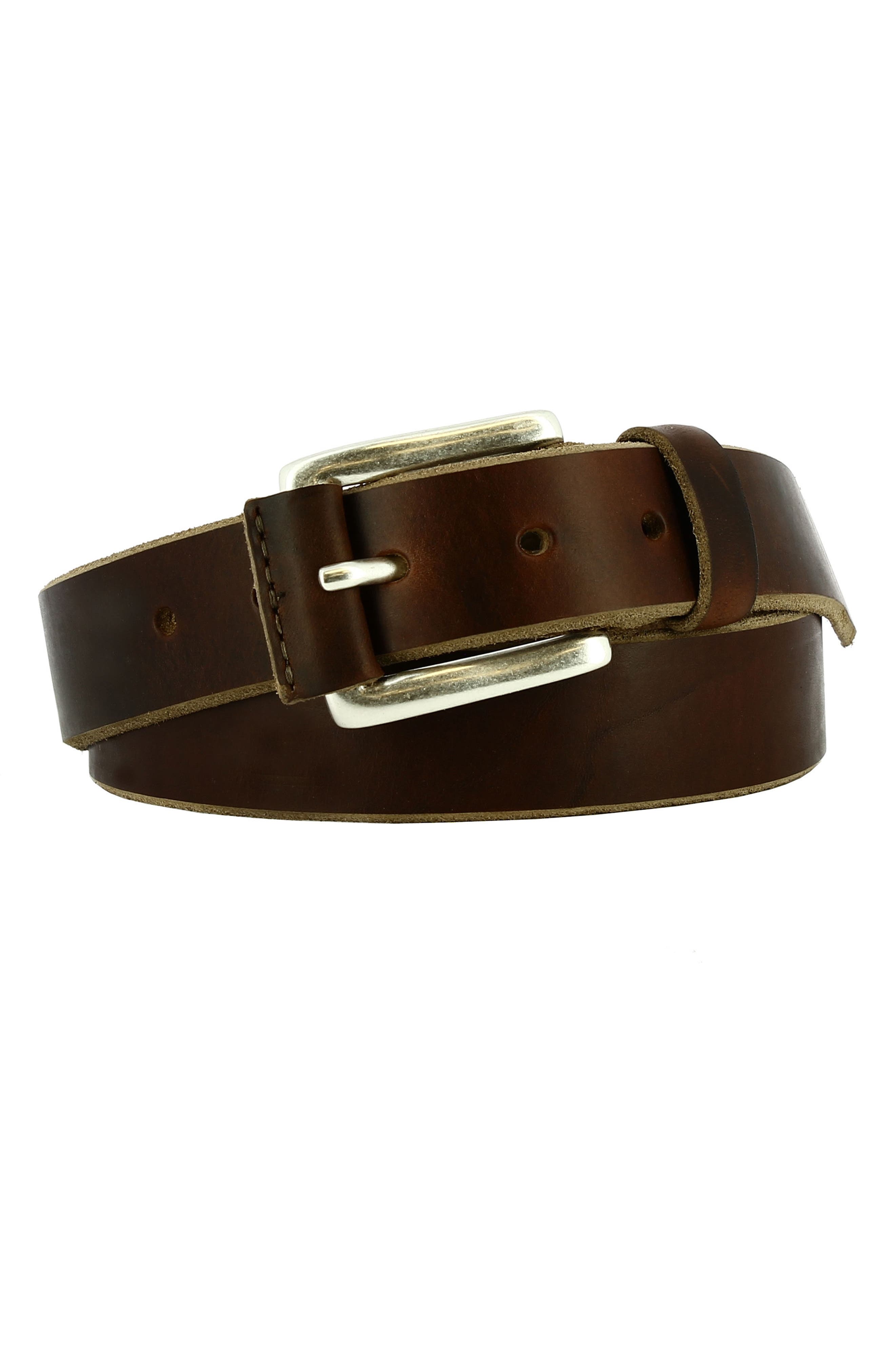 Remo Tulliani Coraggio Leather Belt, Bourbon