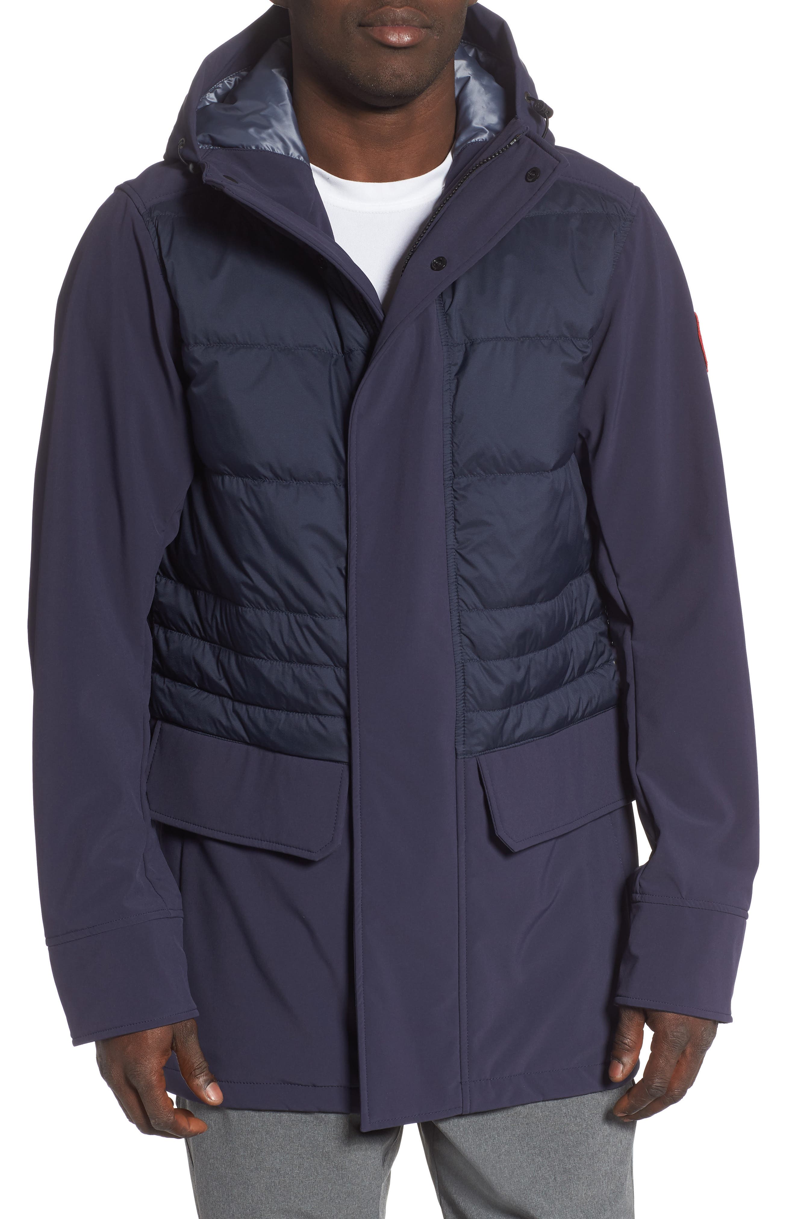 Canada Goose Breton 675-Fill Power Down Coat, Blue