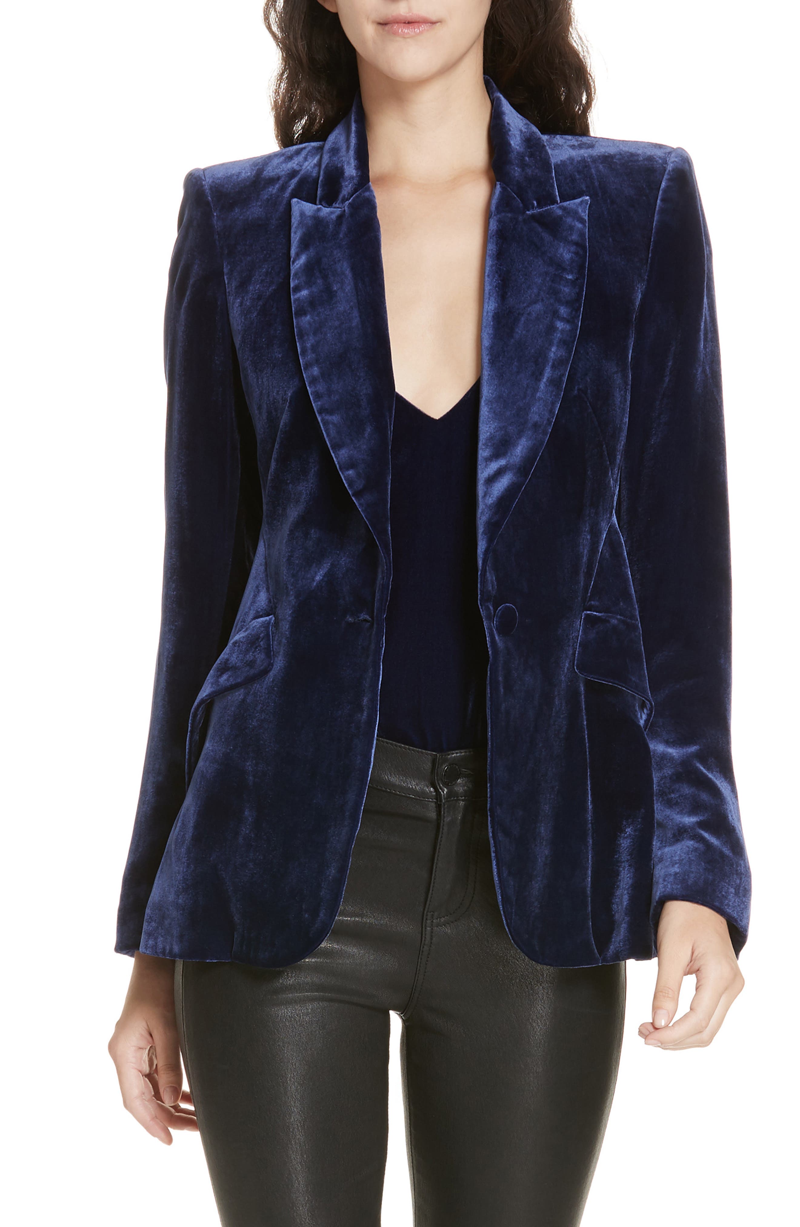L'AGENCE Velvet Blazer Nordstrom