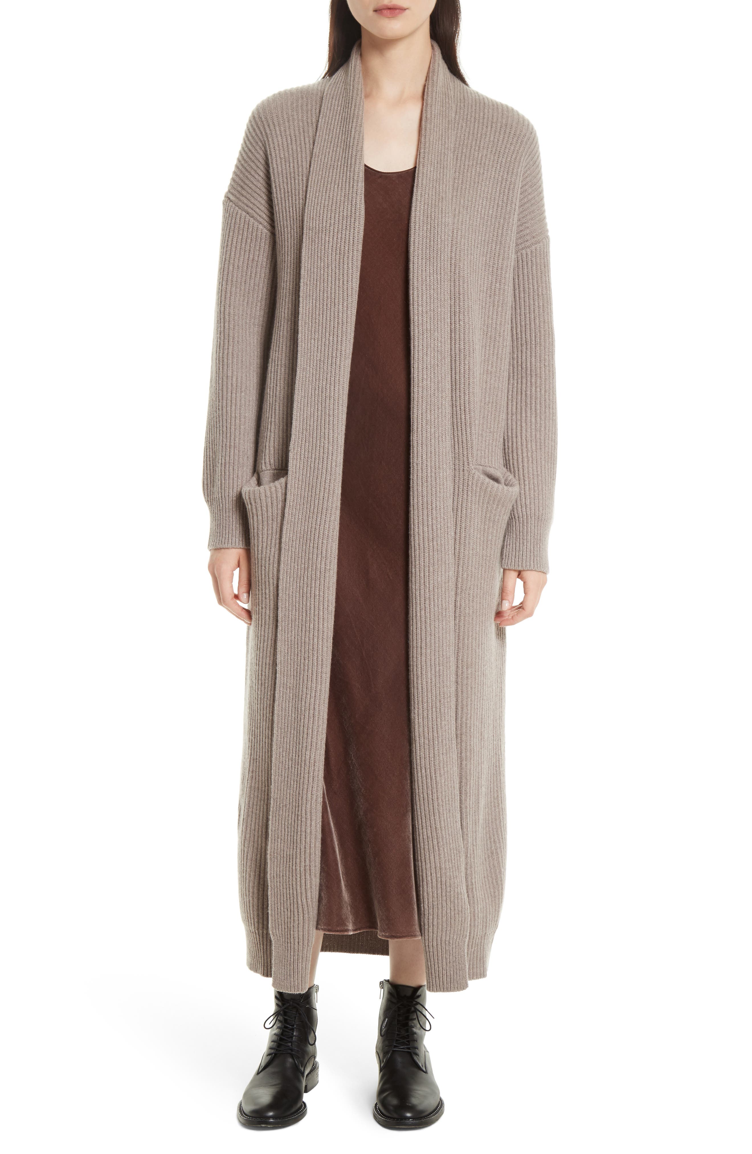 Vince Long Knit Sweater Robe Nordstrom