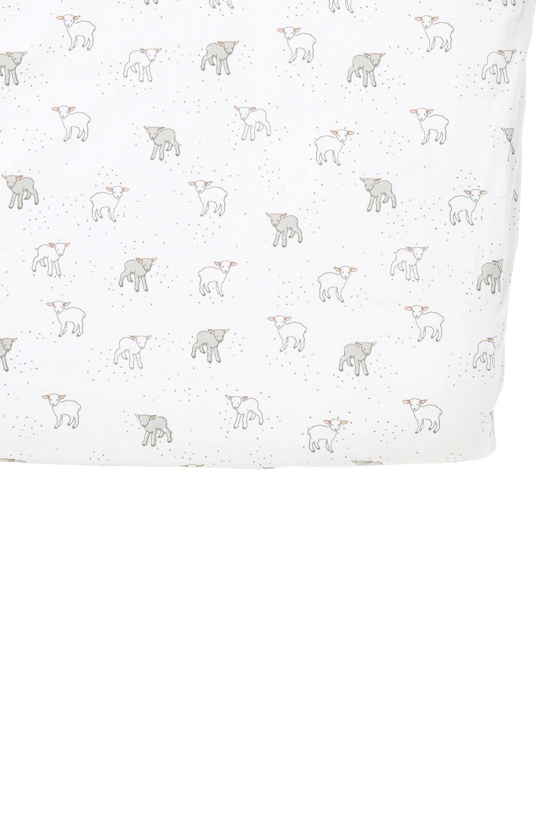 UPC 844599011555 product image for Infant Petit Pehr 'Lamb' Crib Sheet - Ivory | upcitemdb.com