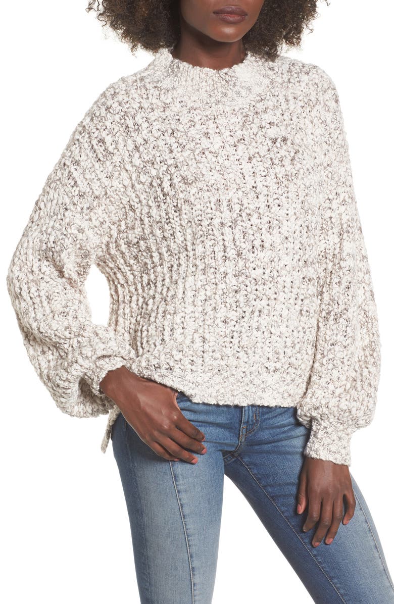 woven chunky knit mock neck sweater nordstrom woven chunky knit mock neck sweater nordstrom