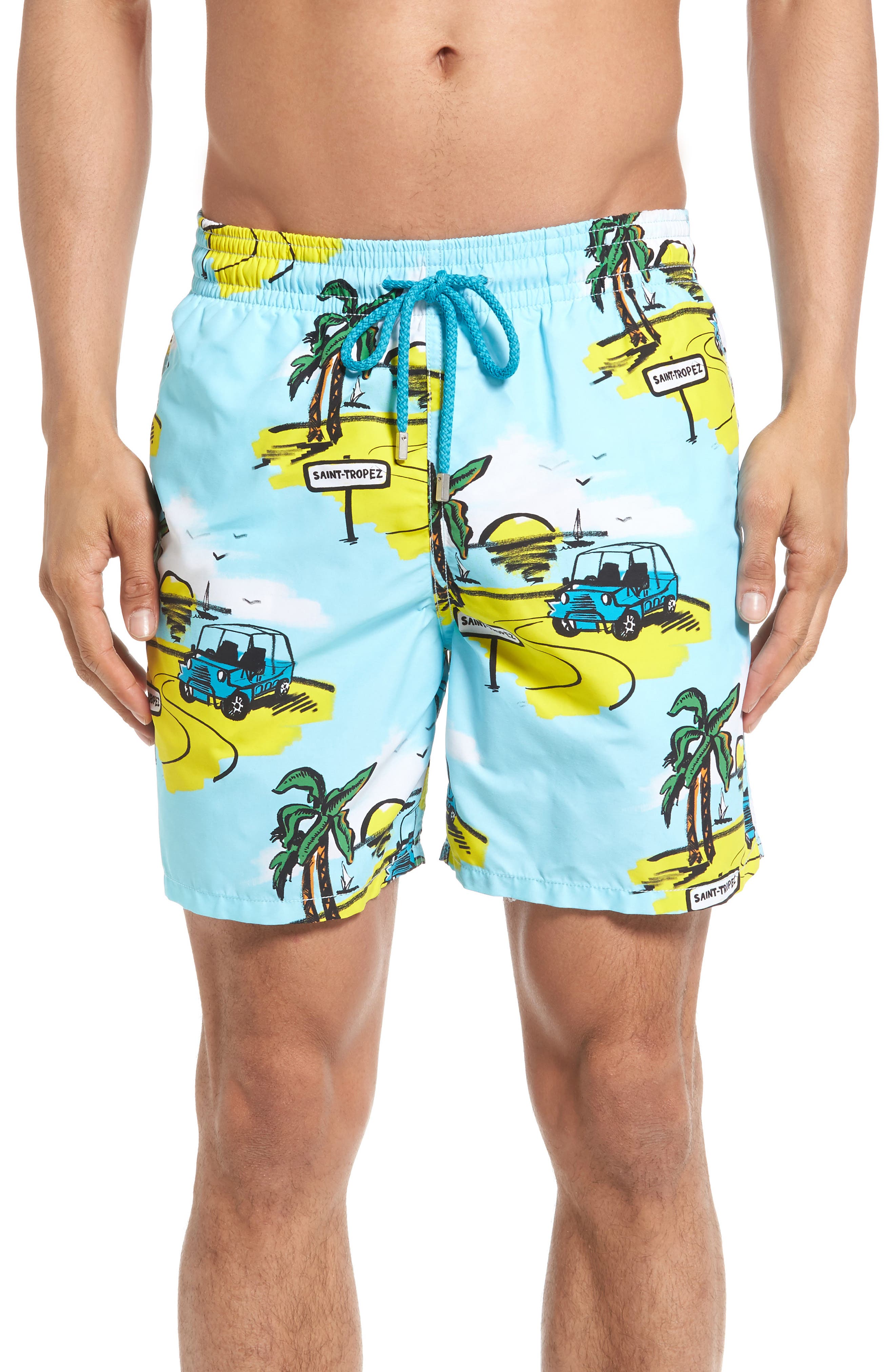Vilebrequin Moorea Mini Moke Print Swim Trunks
