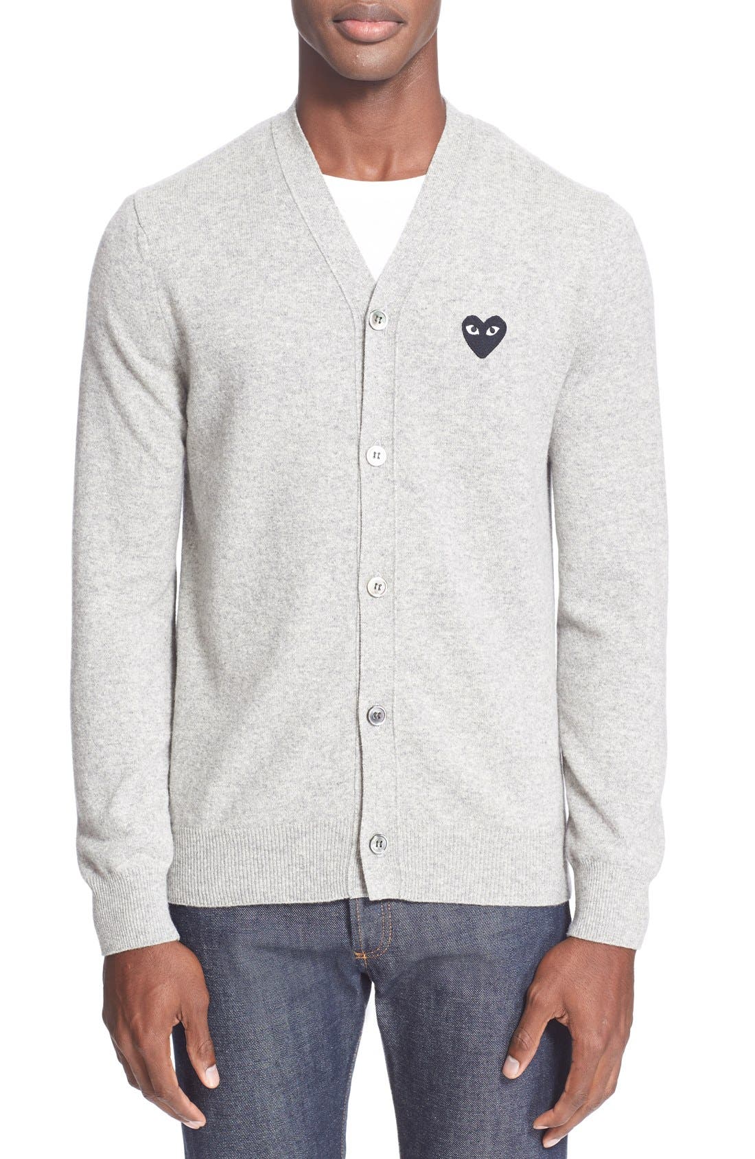 Comme Des Garcons Play Lambswool Cardigan