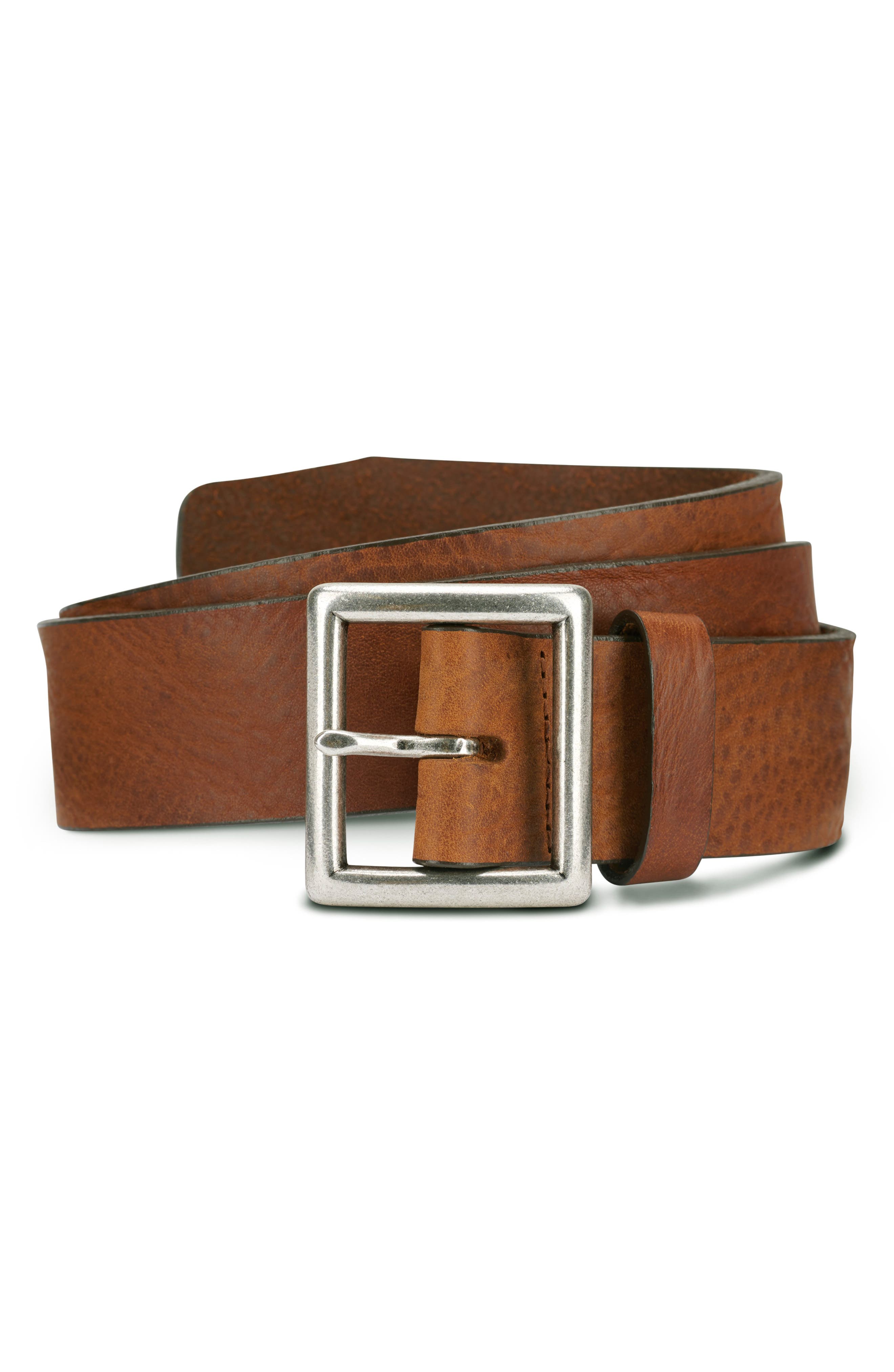 Allen Edmonds Radcliff Avenue Leather Belt, Brown
