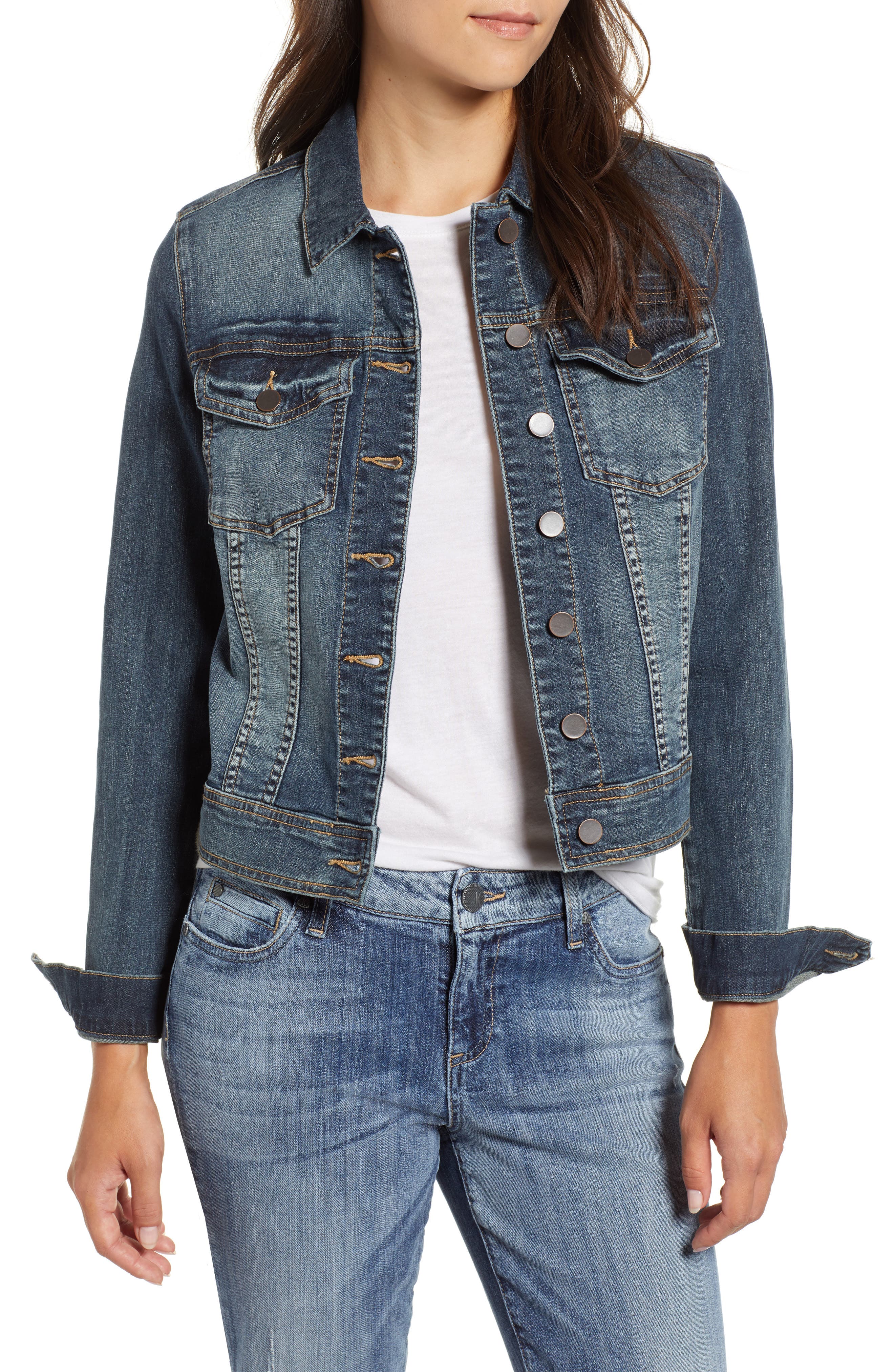 Helena Denim Jacket,
                        Main,
                        color, LIBERAL