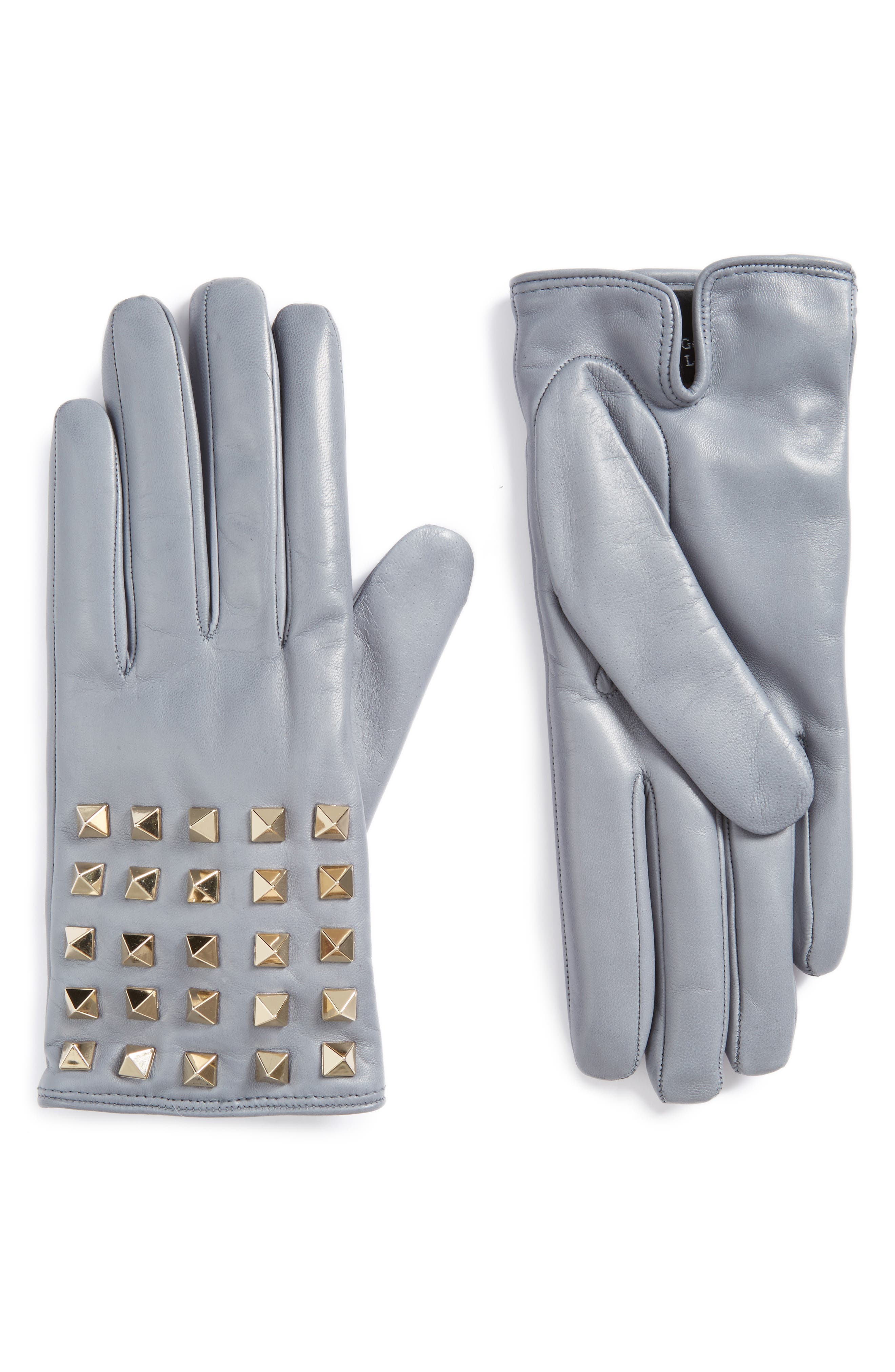 Valentino Garavani Rockstud Leather Gloves
