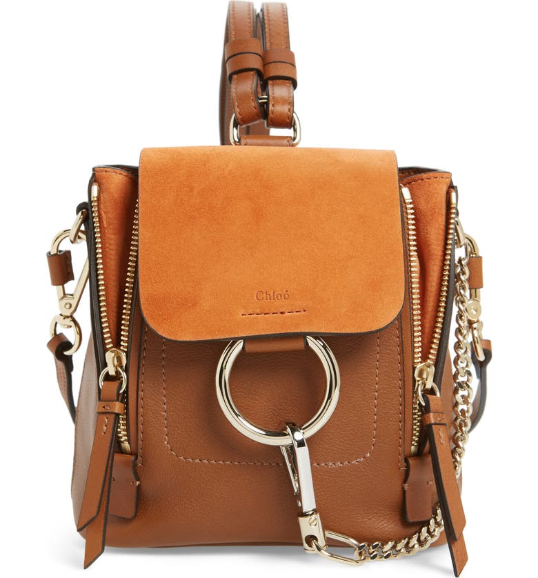 Chloé Mini Faye Leather Suede Backpack Nordstrom Mini Faye Leather Suede Backpack