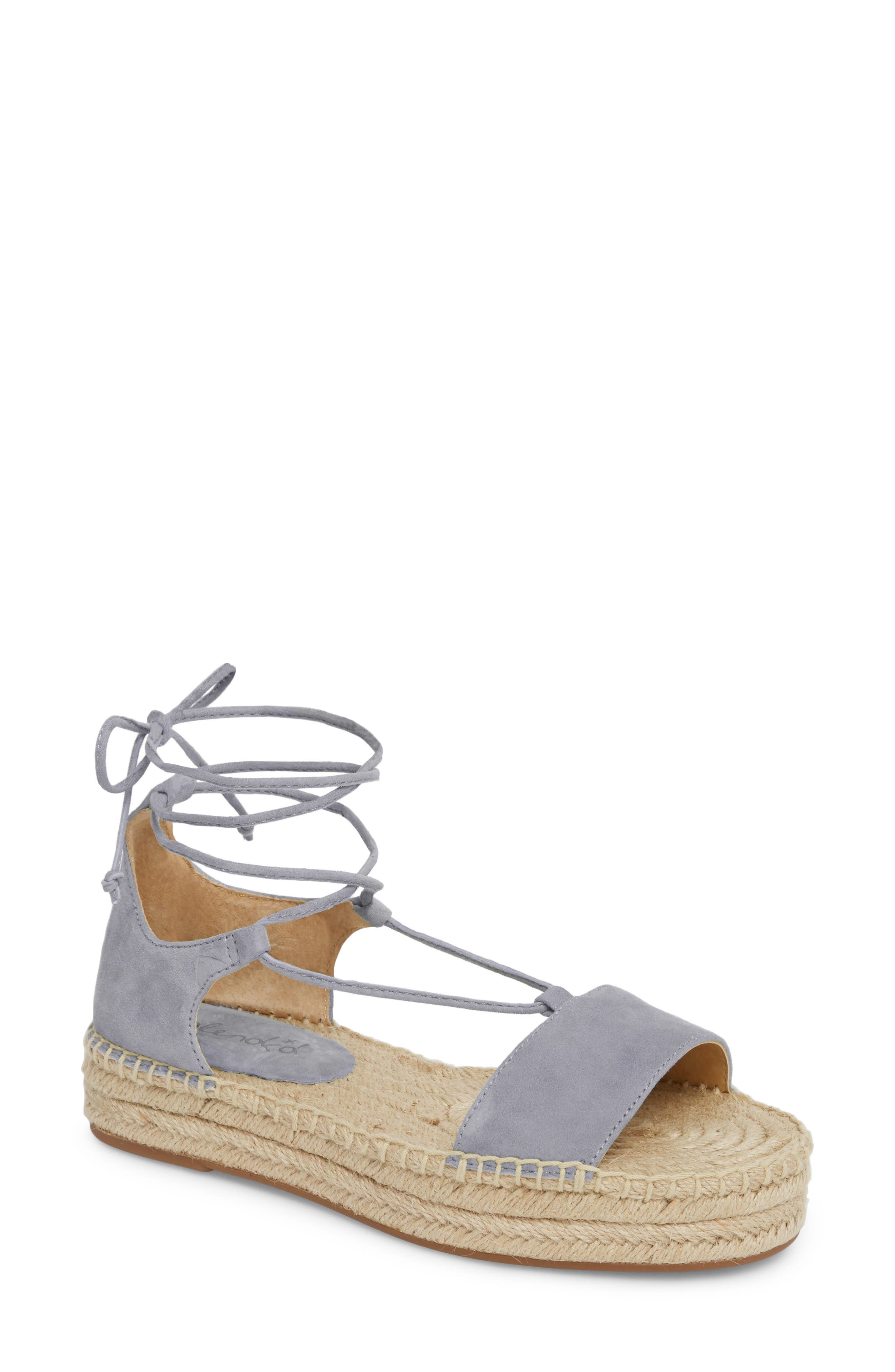 Splendid Fernanda Wraparound Platform Sandal, Grey