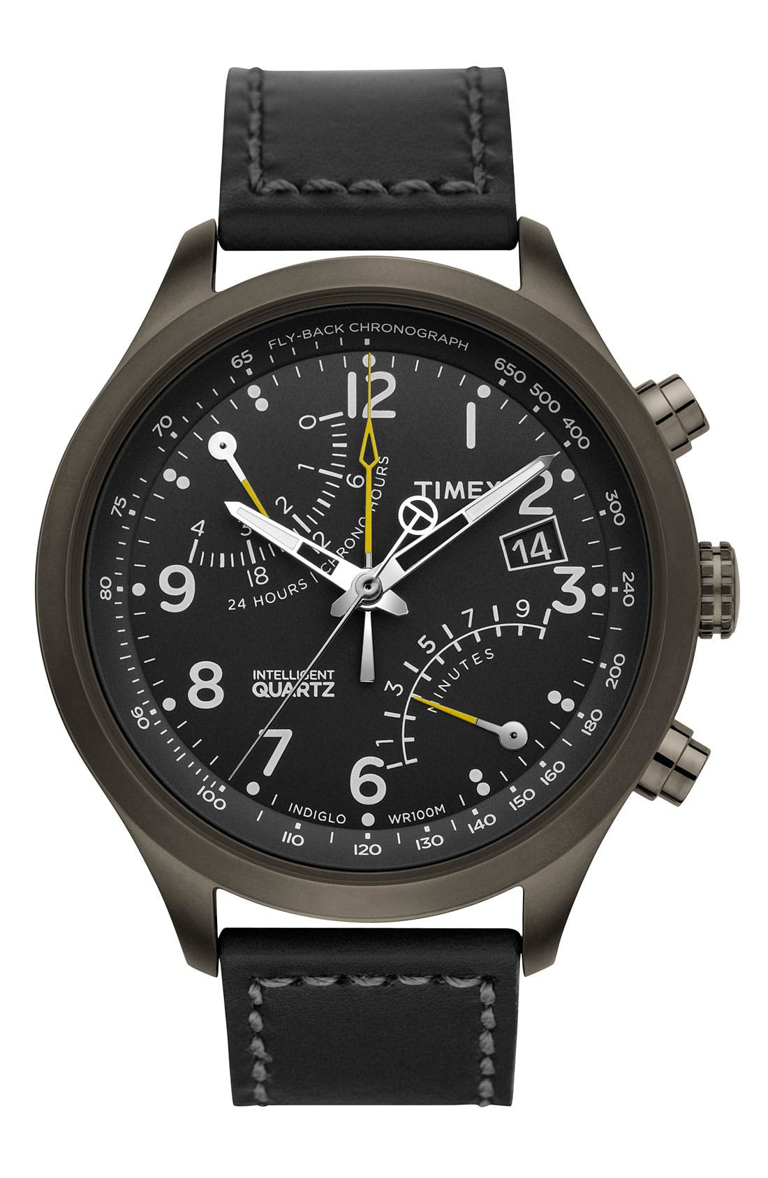 Timex® 'Intelligent Quartz' Flyback Chronograph Watch, 45mm Nordstrom