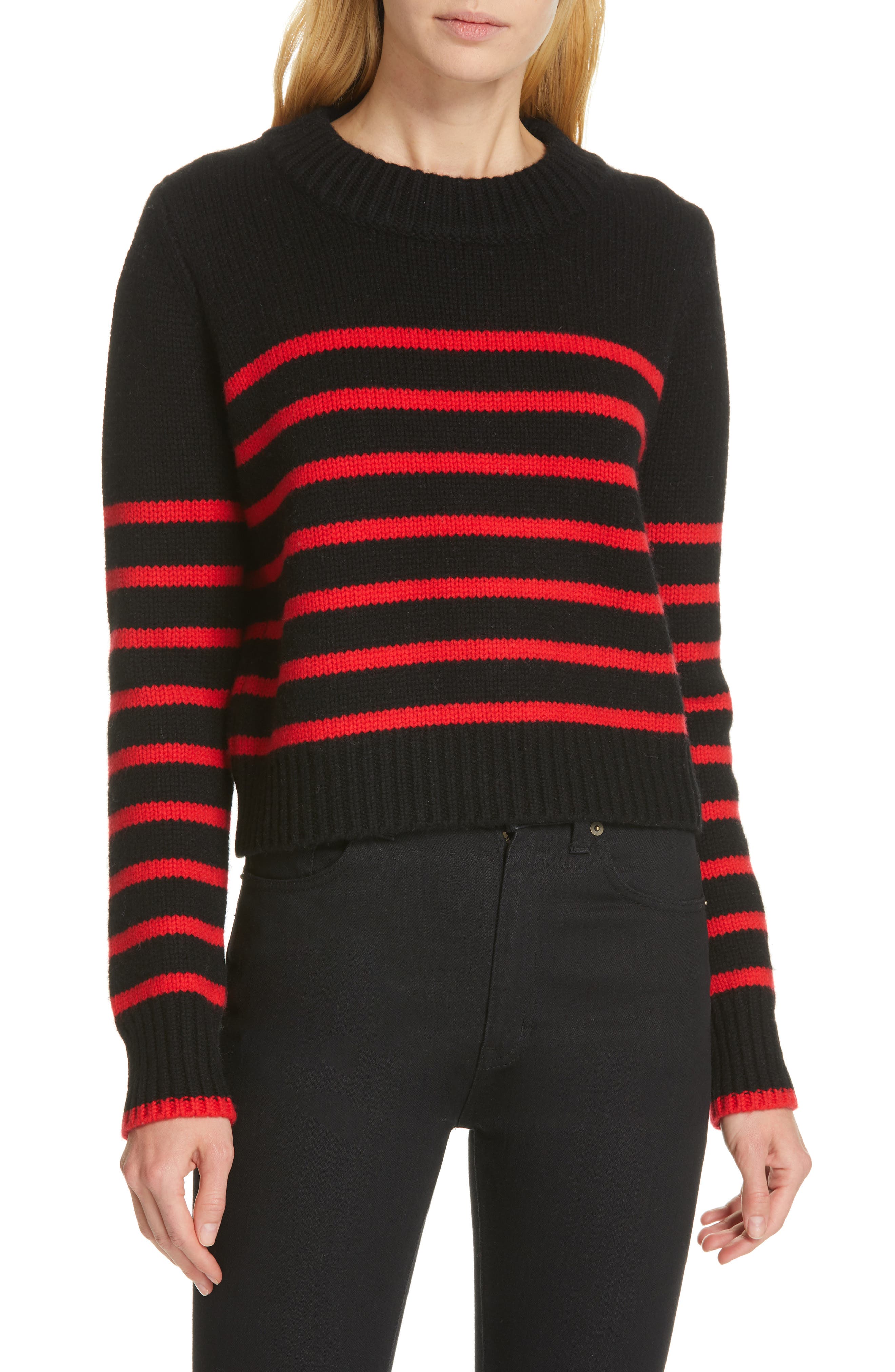 La Ligne Mini Maren Wool & Cashmere Sweater, Black