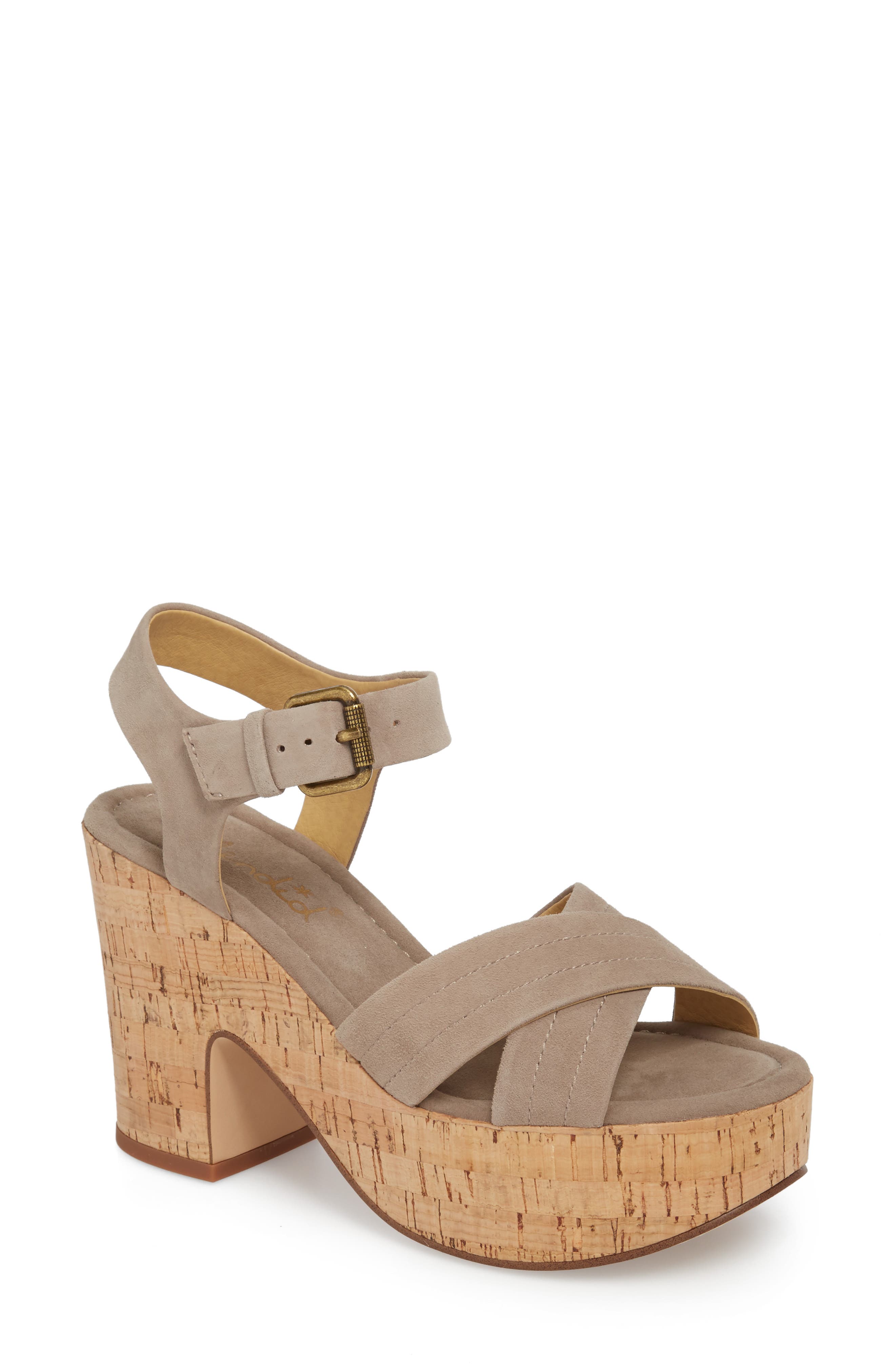 Splendid Flaire Platform Sandal- Beige