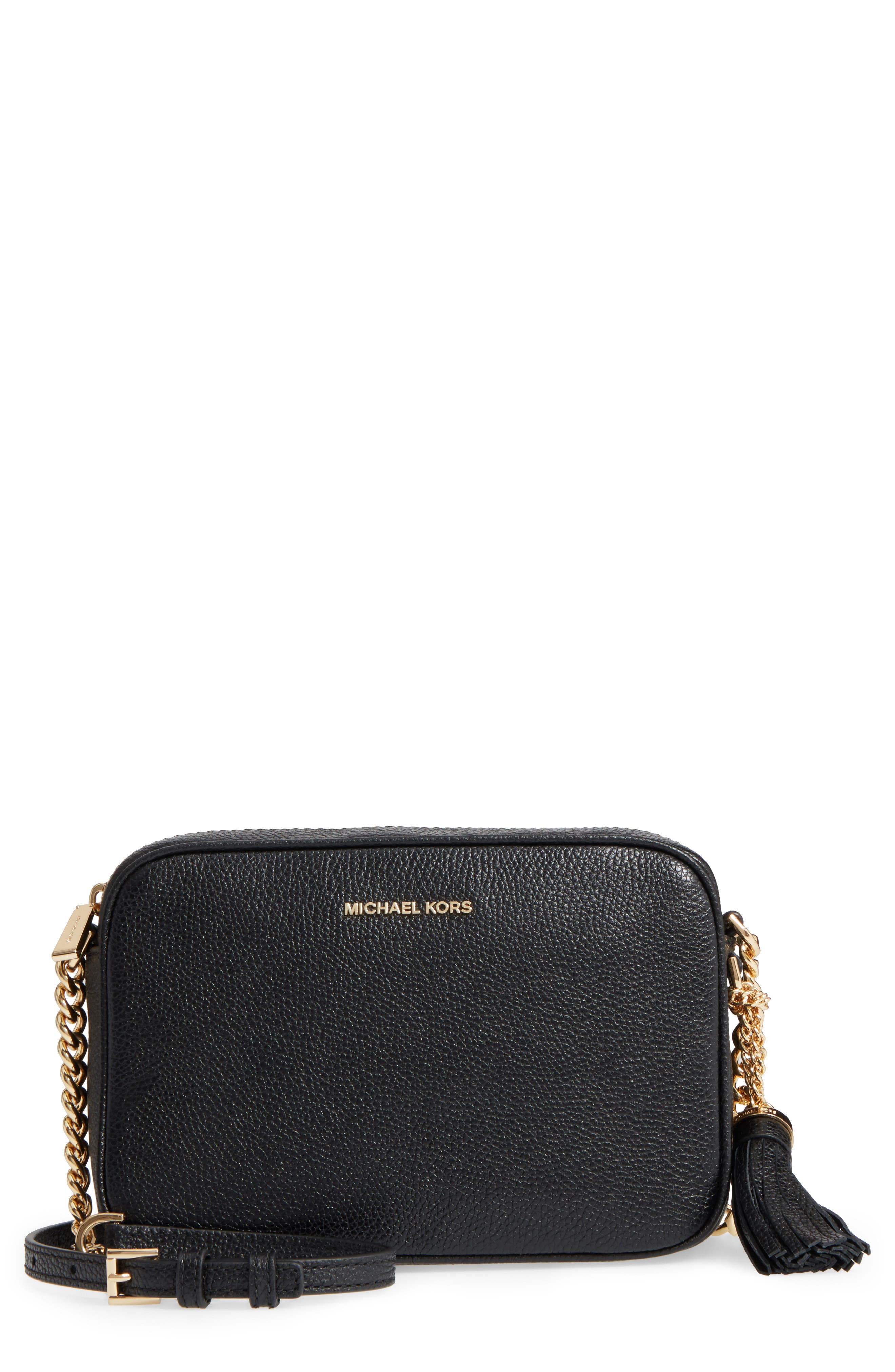 MICHAEL Michael Kors Medium Ginny Leather Camera Bag Nordstrom