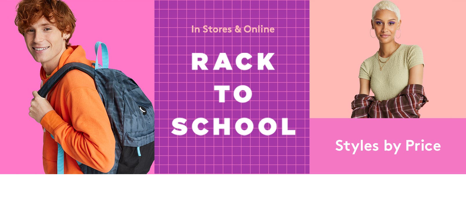 Back to school styles for young adults.
