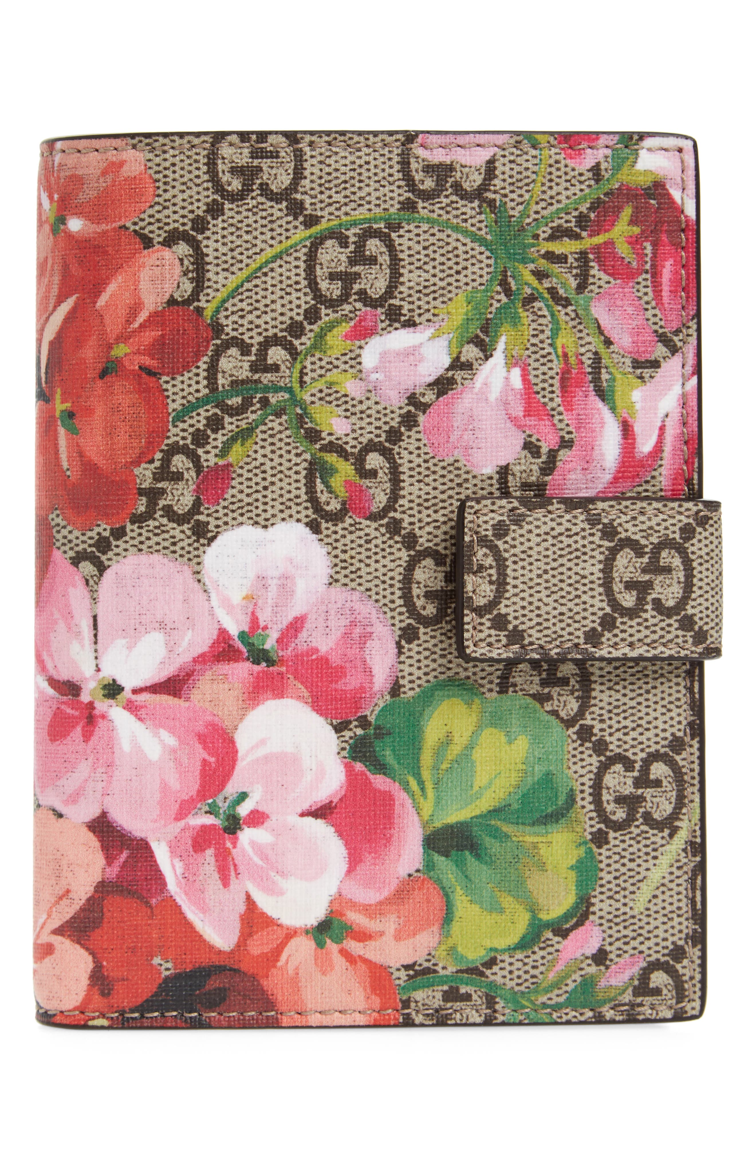 Gucci Blooms GG Canvas Passport Case Nordstrom