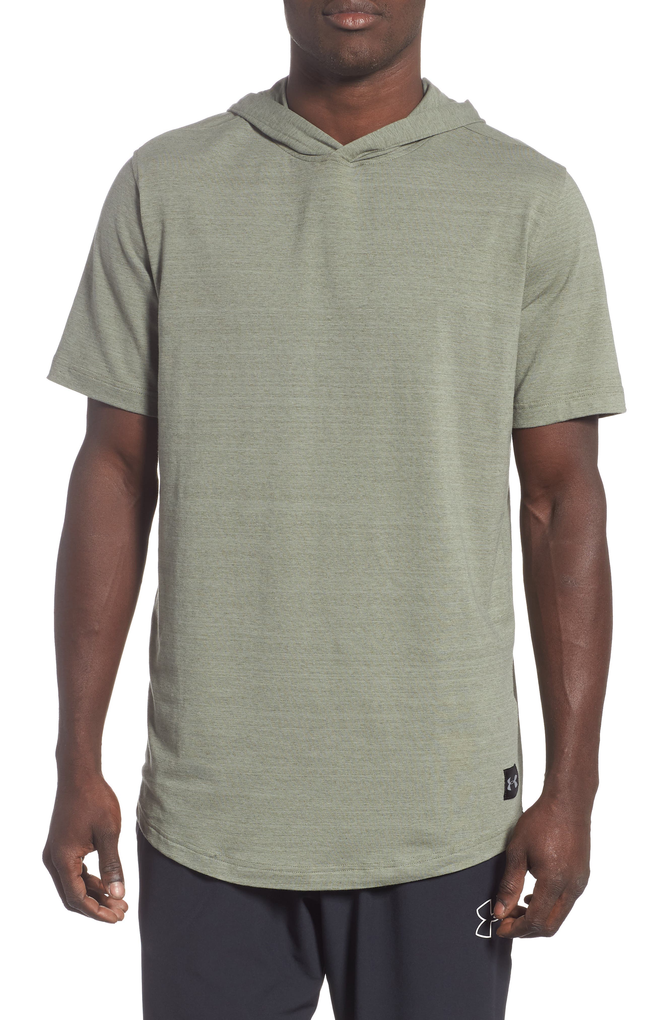 Under Armour Sportstyle Short Sleeve Hoodie, Green
