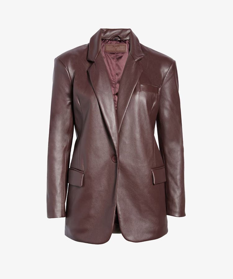 LV Ornaments Leather Coat - Ready to Wear