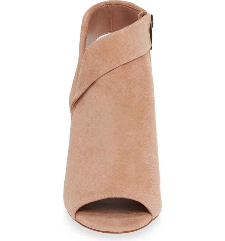 Shop Vince Camuto Cholia Asymmetrical Sandal Bootie In Rose Tan Suede