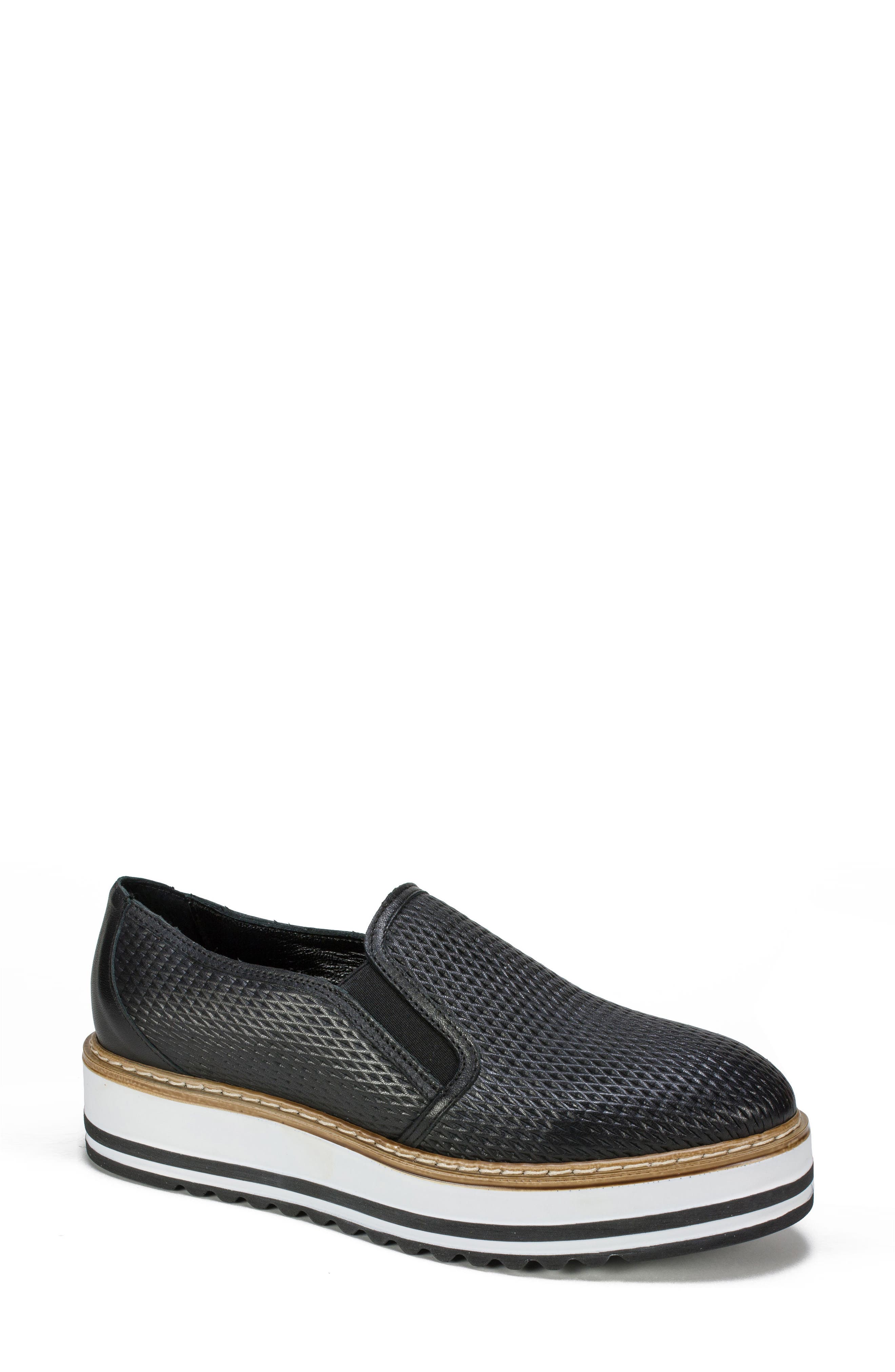 Summit By White Mountain Belton Platform Slip-On, Black