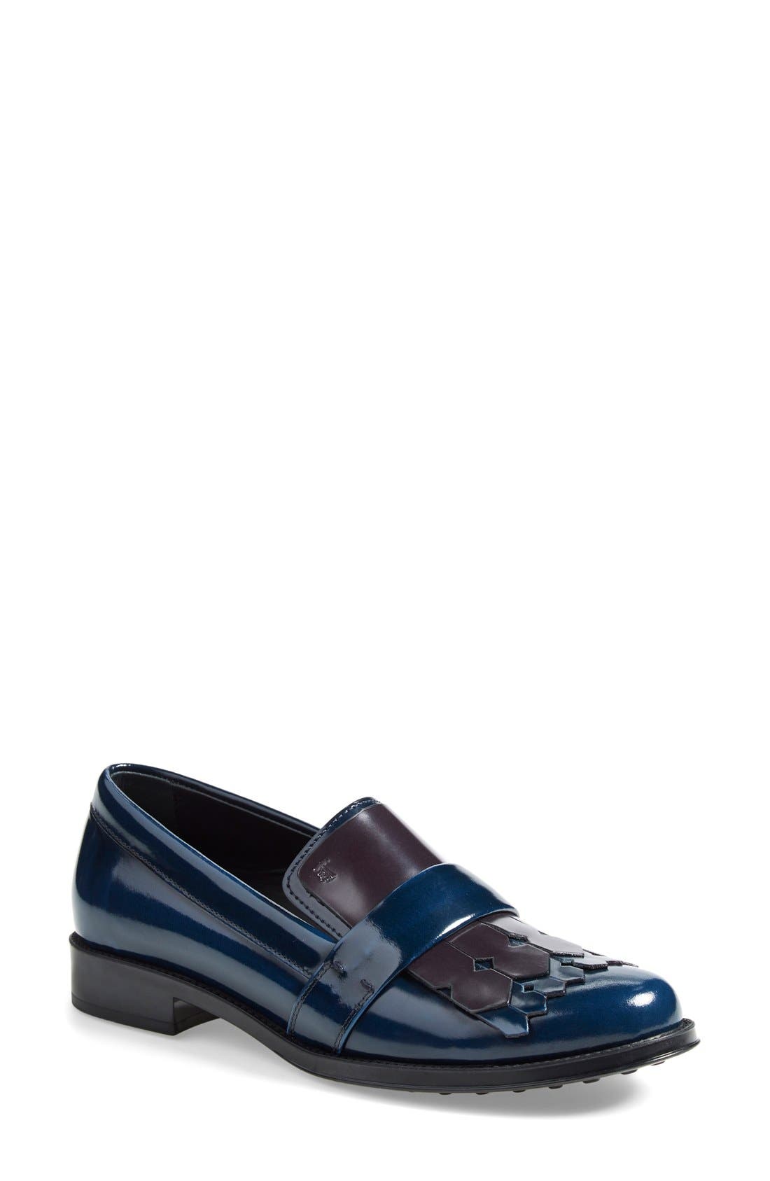 Tod's Kiltie Fringe Loafer (Women) Nordstrom
