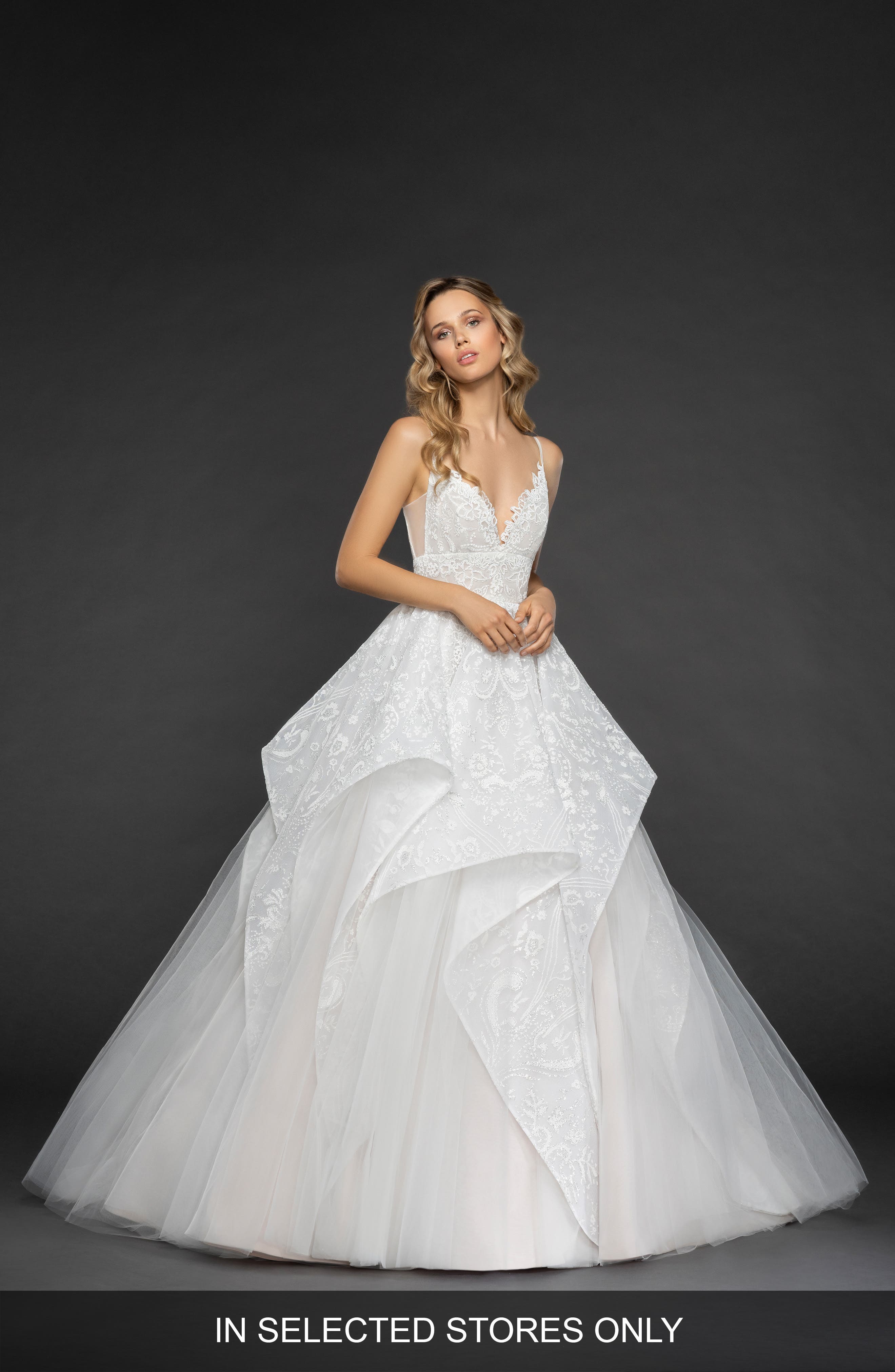 Hayley Paige Markle Ballgown, Size - Ivory