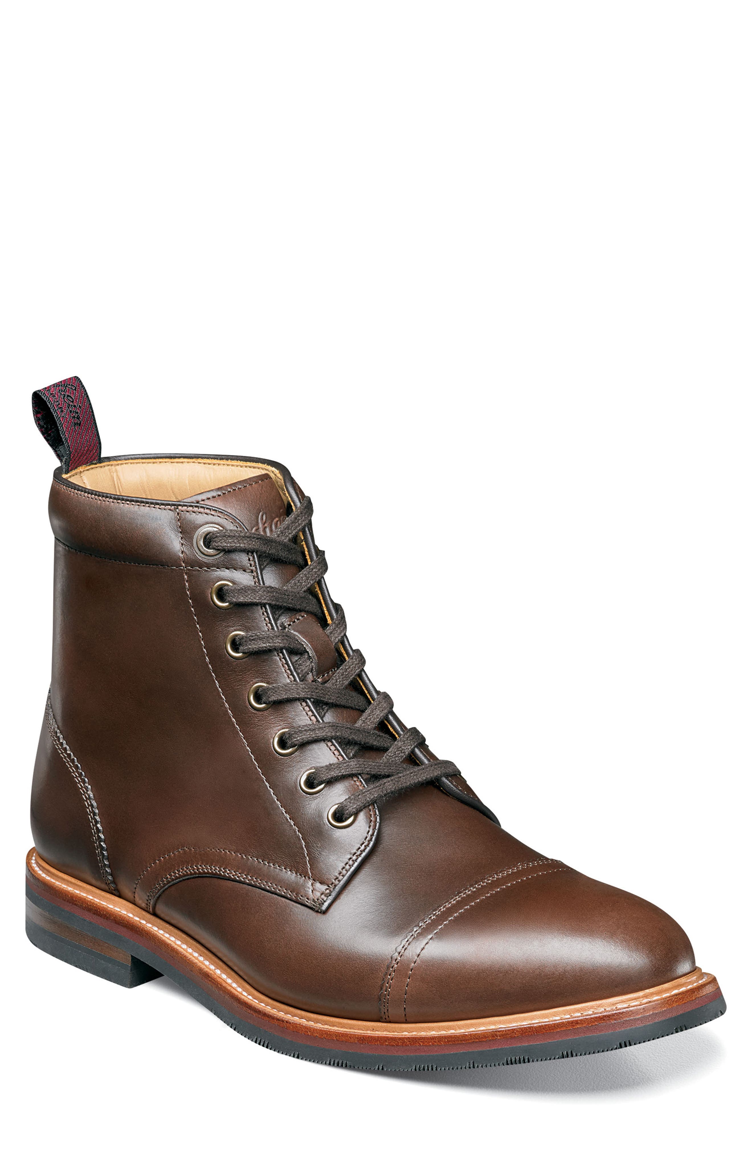 Florsheim Founcry Cap Toe Boot - Brown