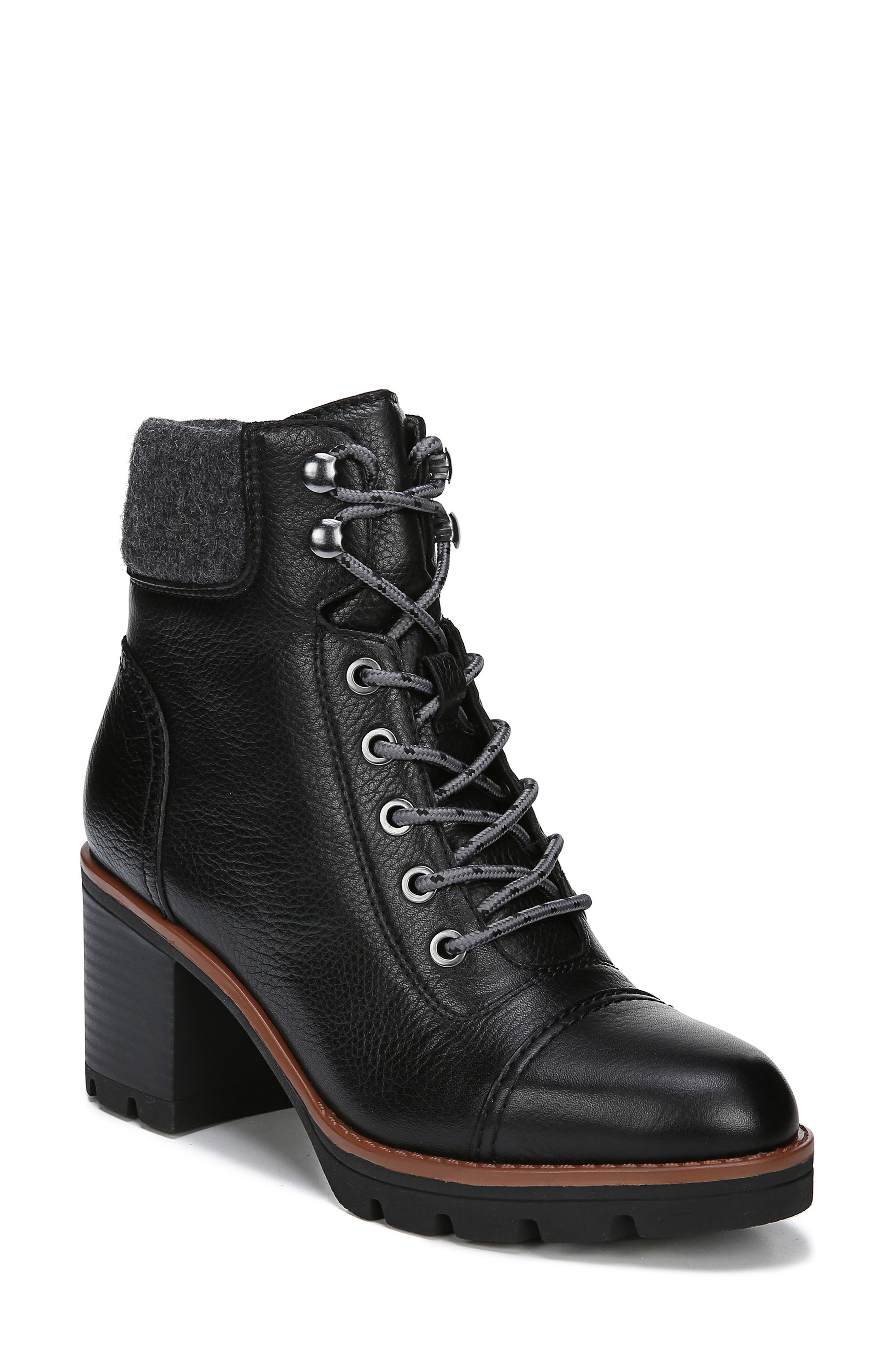 Naturalizer Varuna Lugged Waterproof Bootie- Black