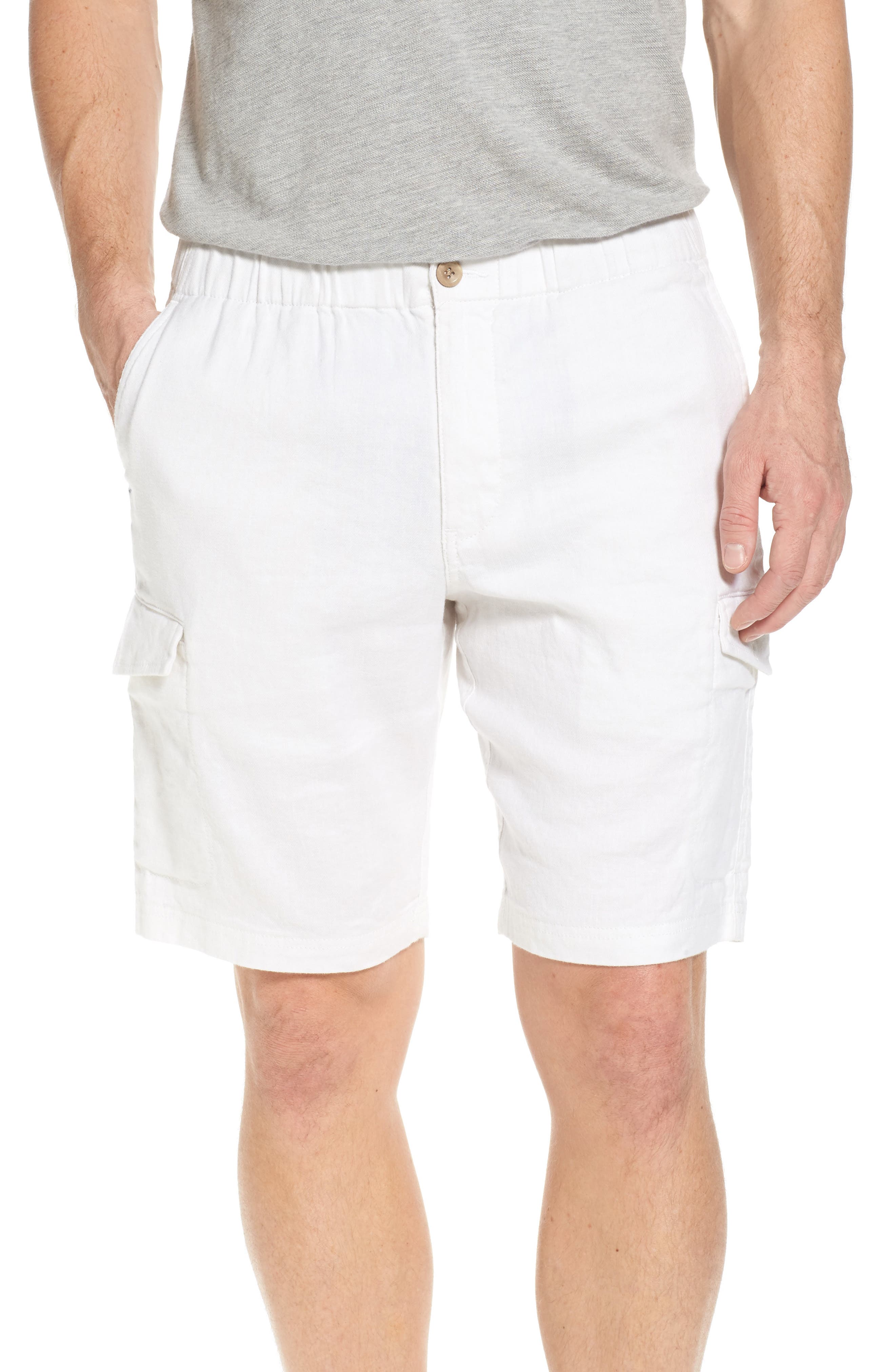 Tommy Bahama Beach Linen Blend Cargo Shorts