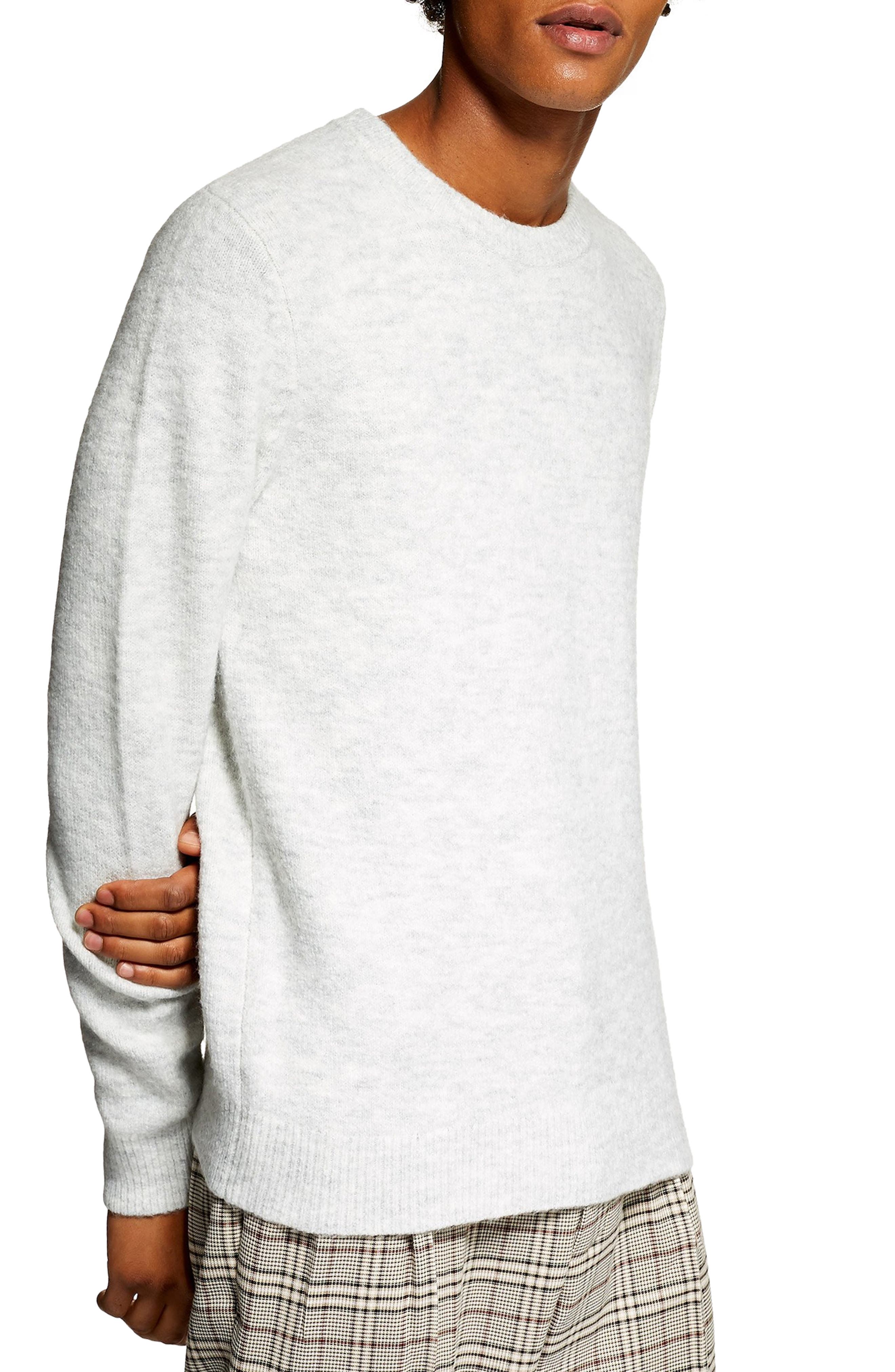 Topman Harlow Classic Fit Sweater, Grey