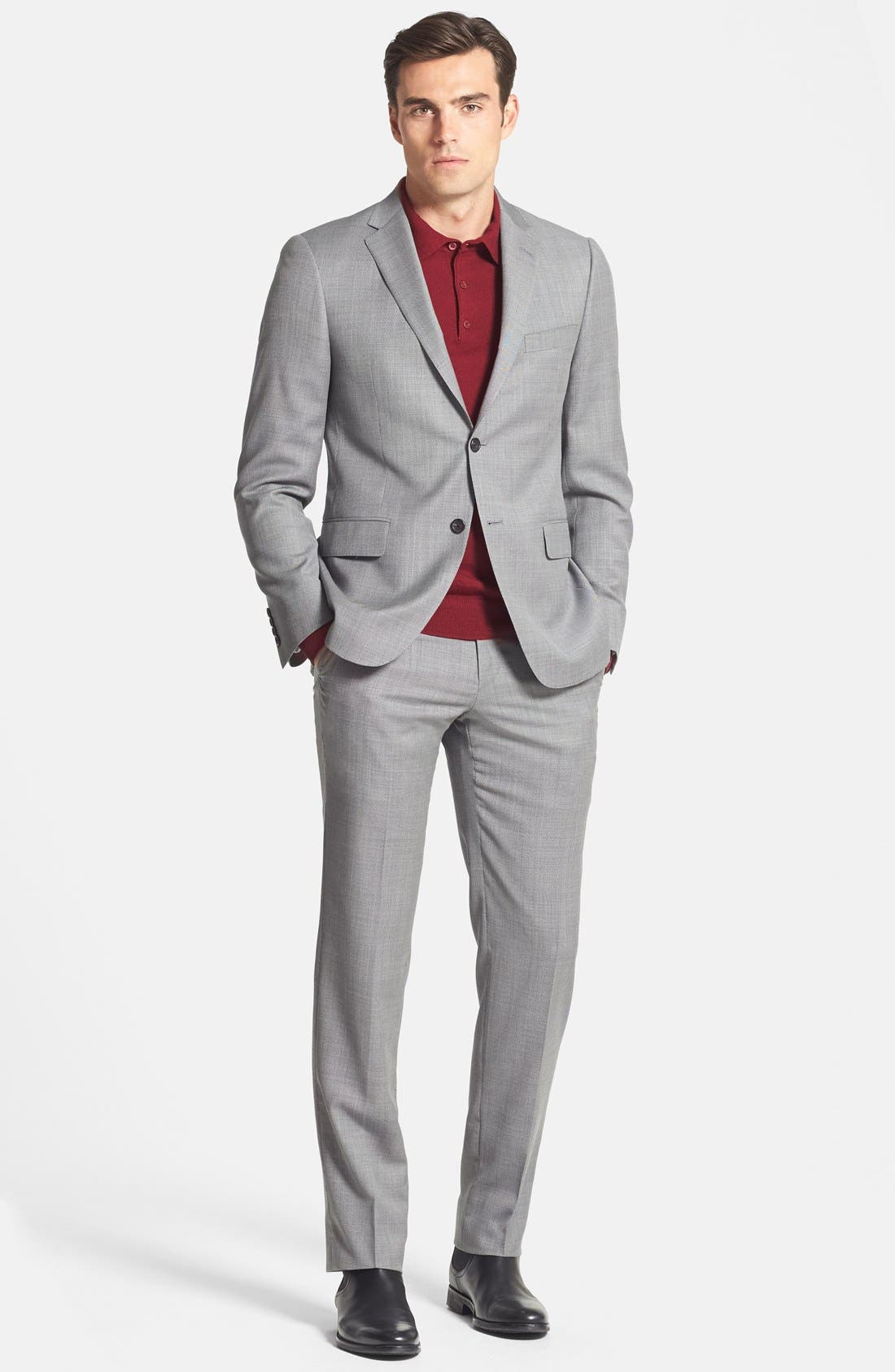 Hart Schaffner Marx 'Los Angeles' Trim Fit Wool Suit Nordstrom