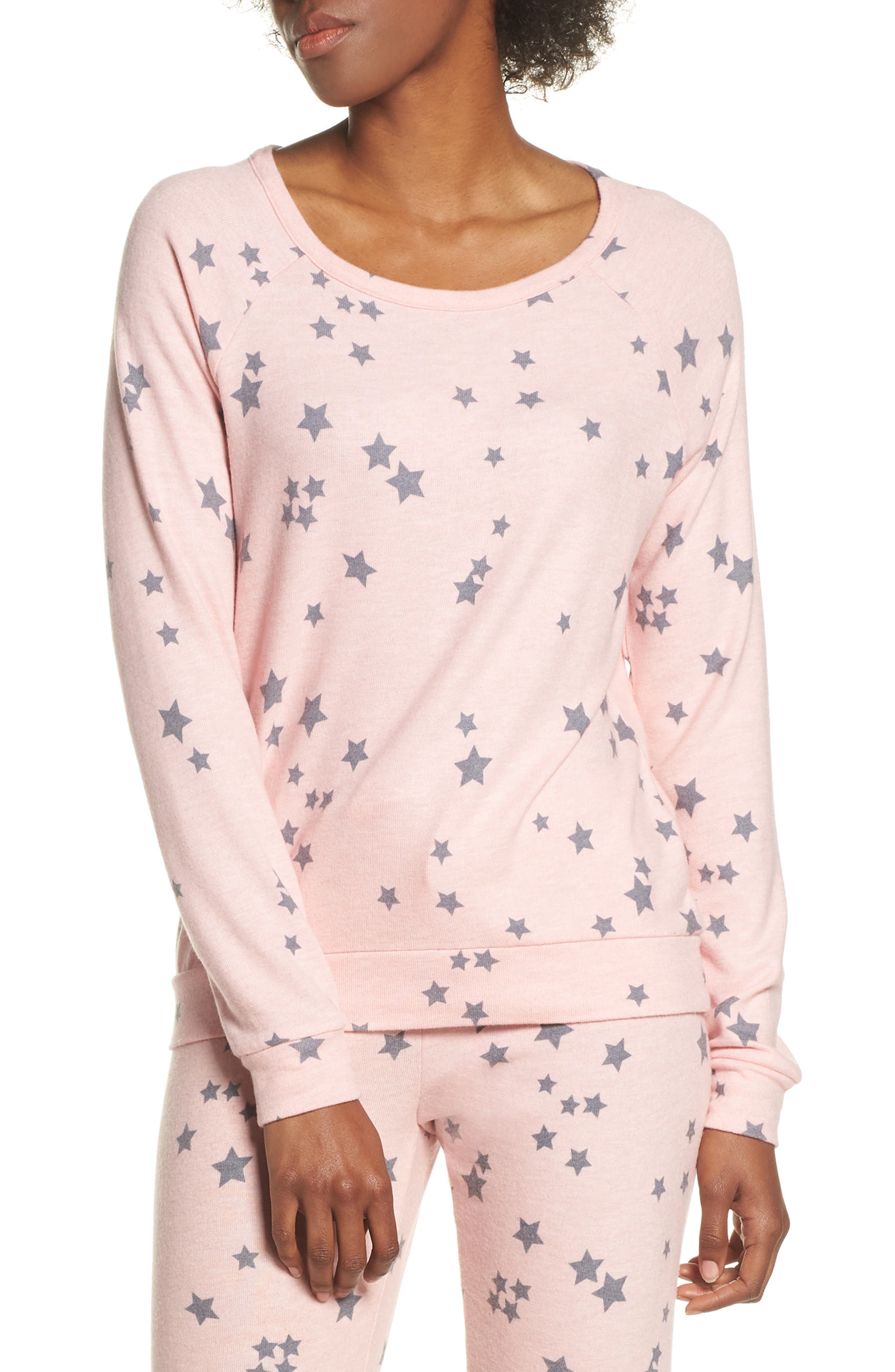 Pj Salvage Peachy Party Pajama Top, Pink