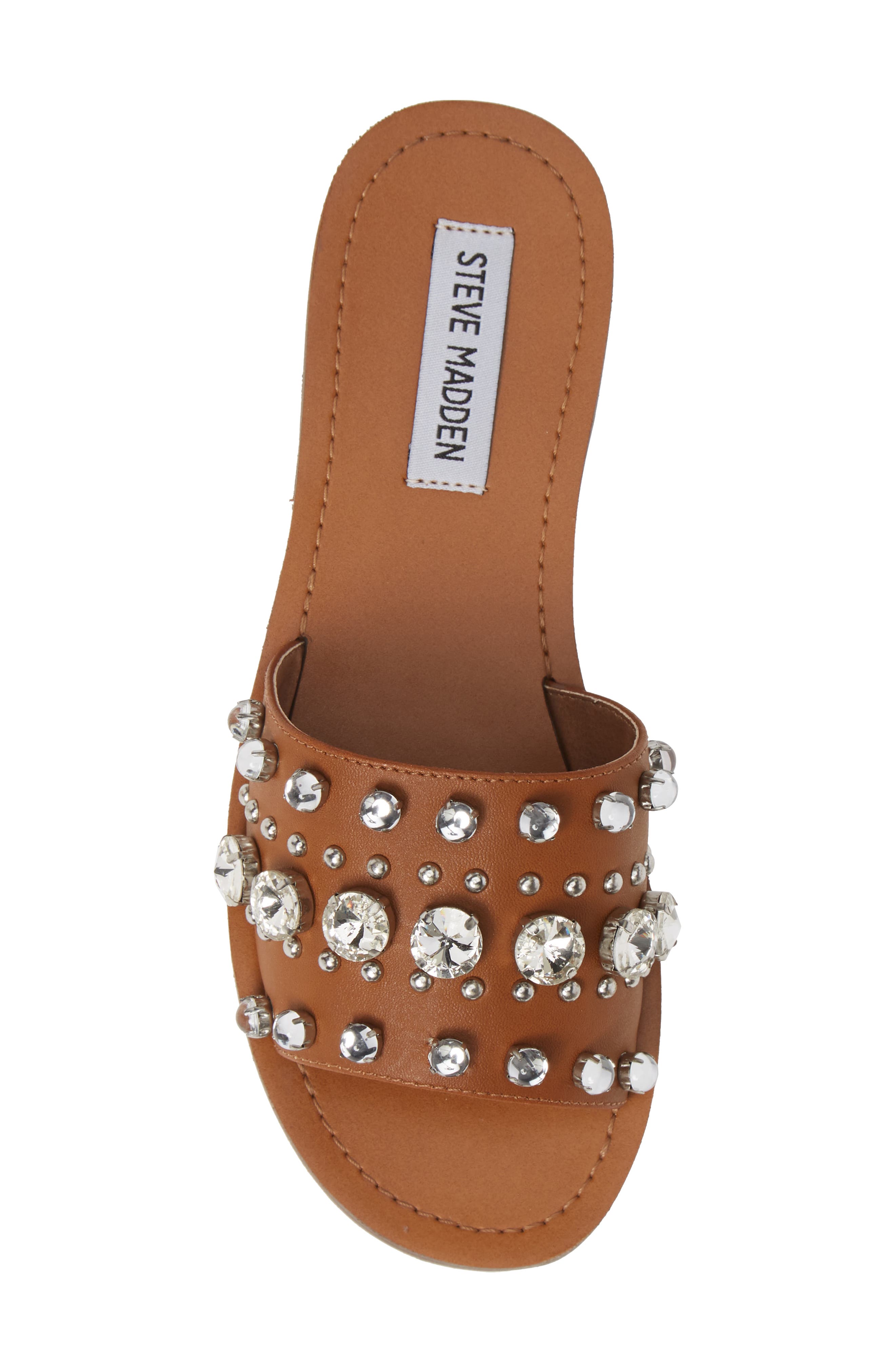 steve madden regent embellished slide sandal