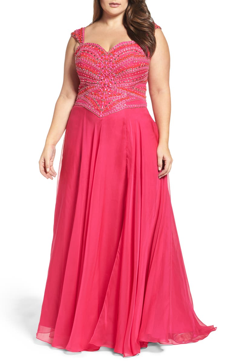 Mac Duggal Embellished Gown (Plus Size) | Nordstrom