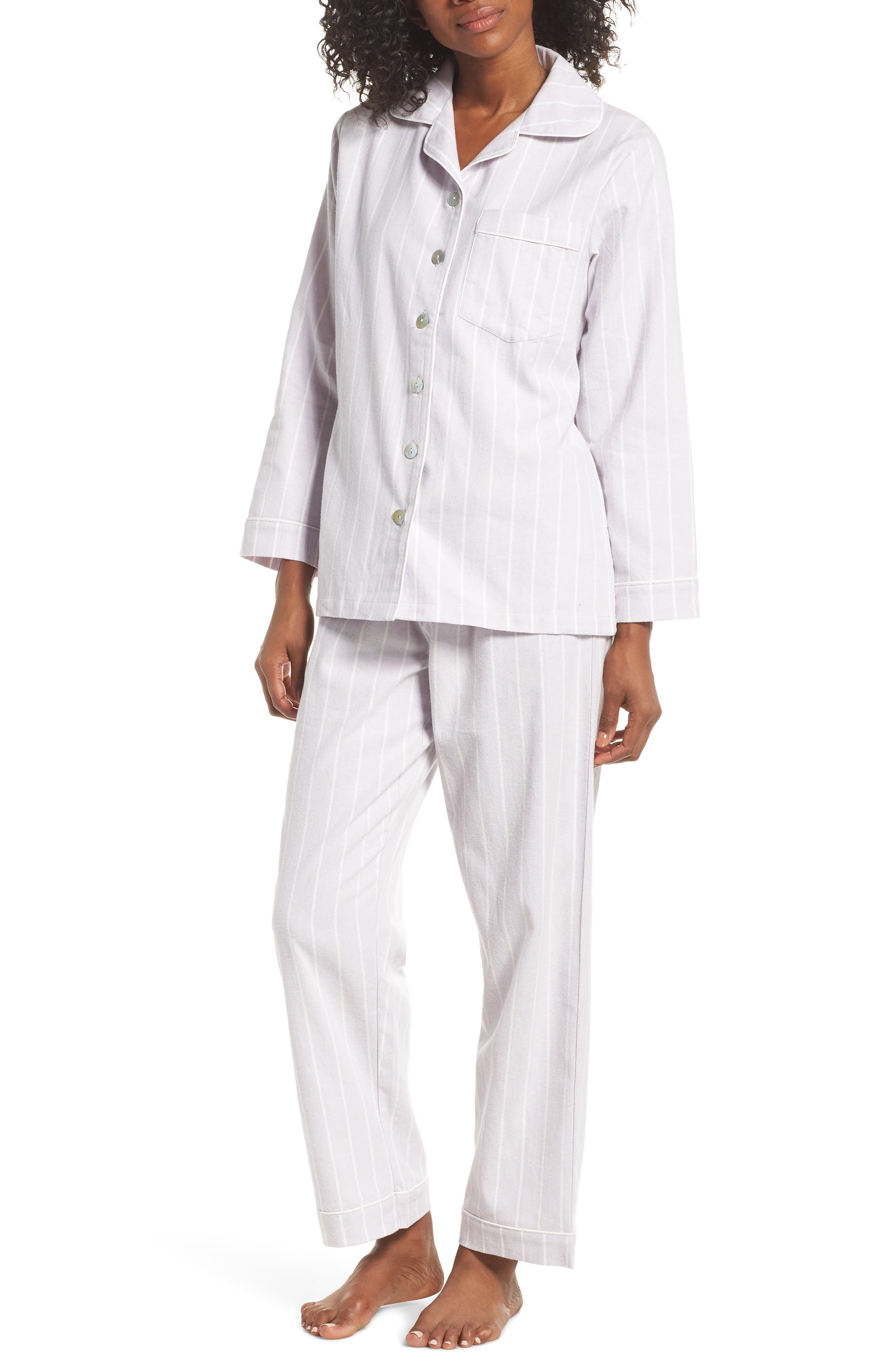 Papinelle Stripe Pajamas, Purple