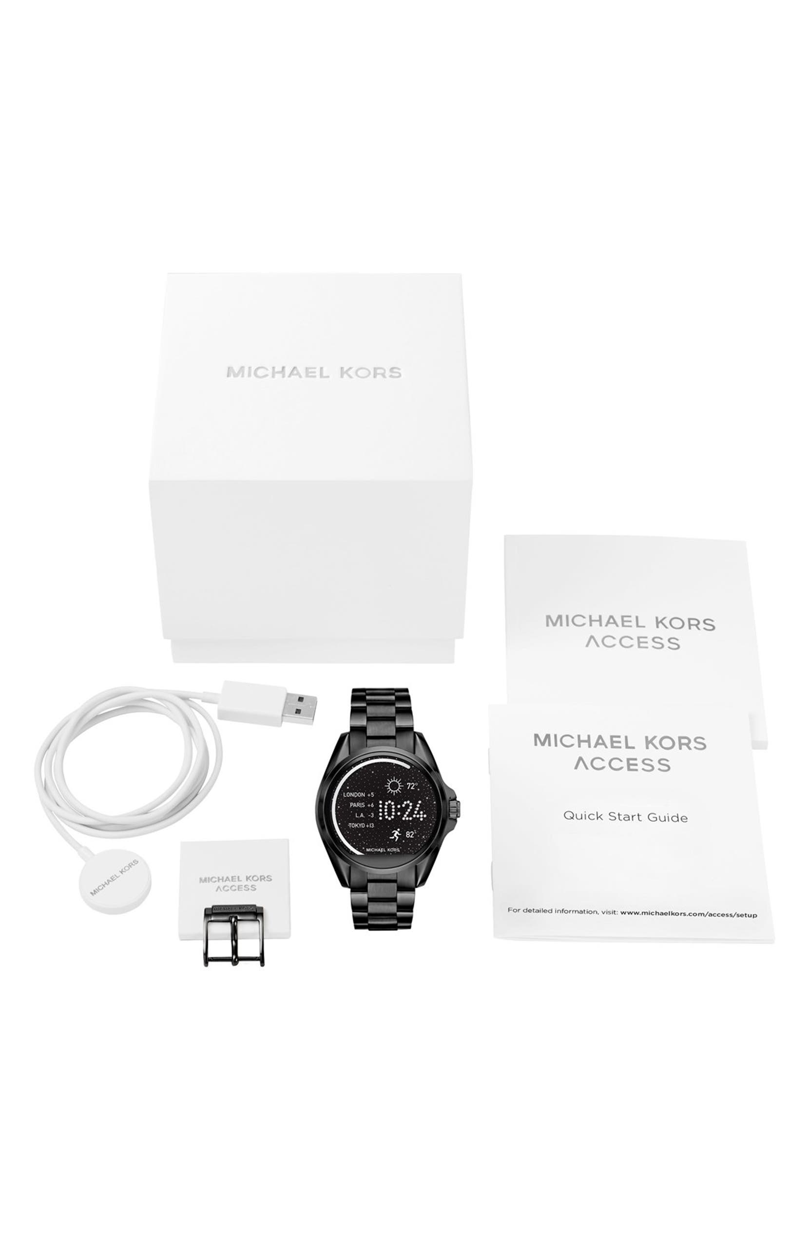 Michael Kors Bradshaw Access Bracelet Smart Watch 45mm Michael Kors Bradshaw Access Bracelet Smart Watch 45mm Nordstrom