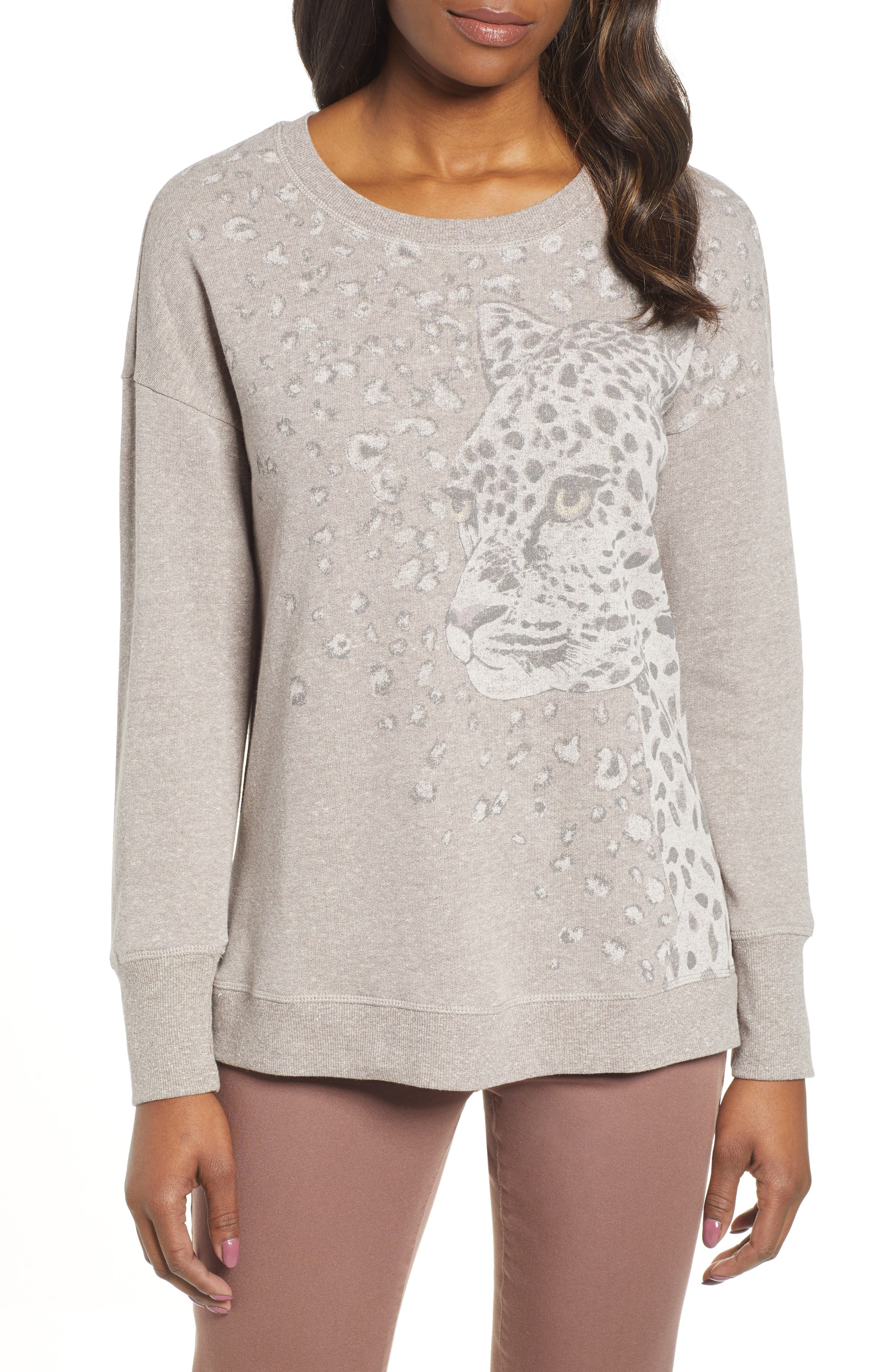 Wit & Wisdom Screened Sweater, Brown