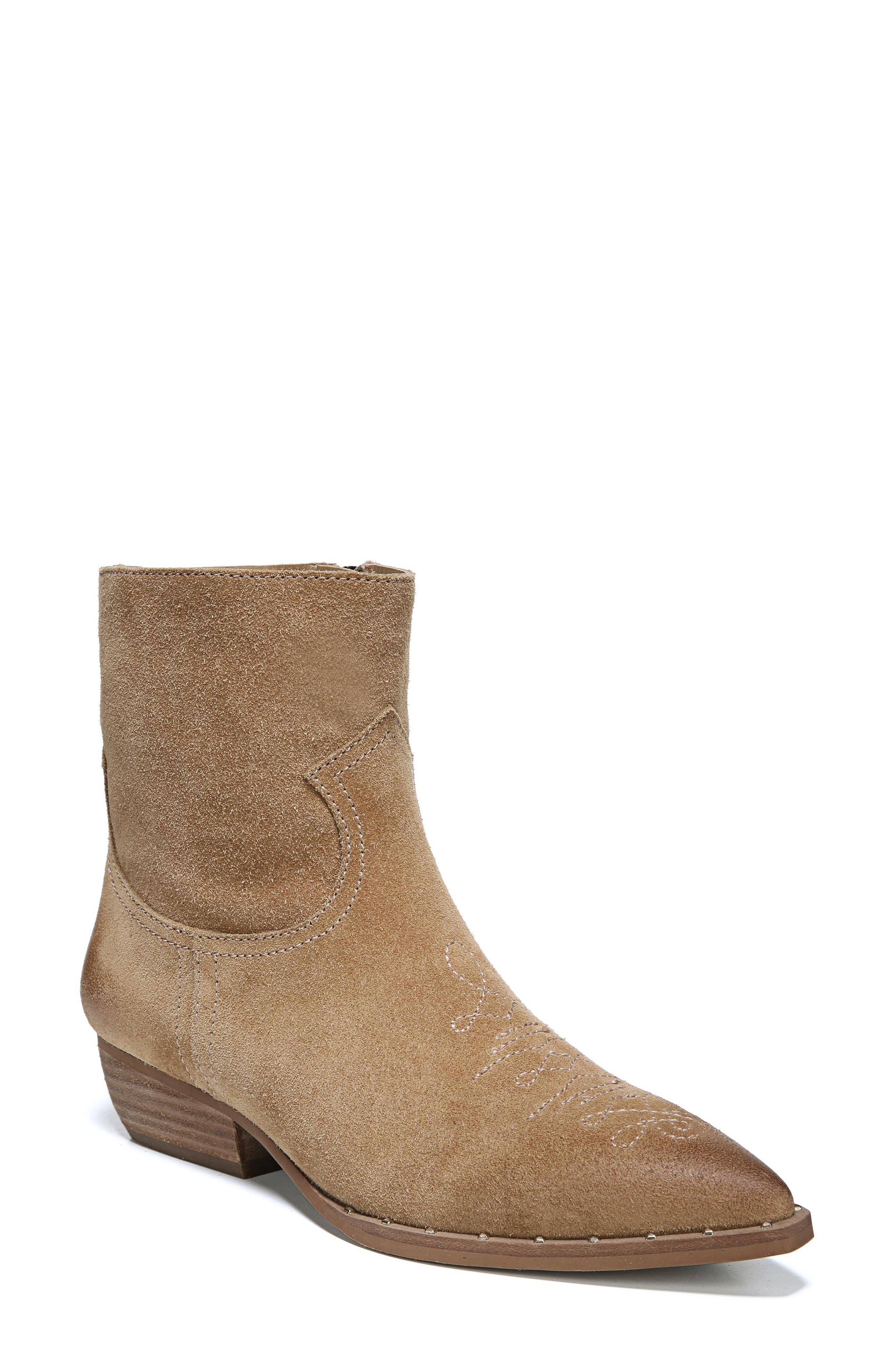 Sam Edelman Ava Western Bootie- Brown