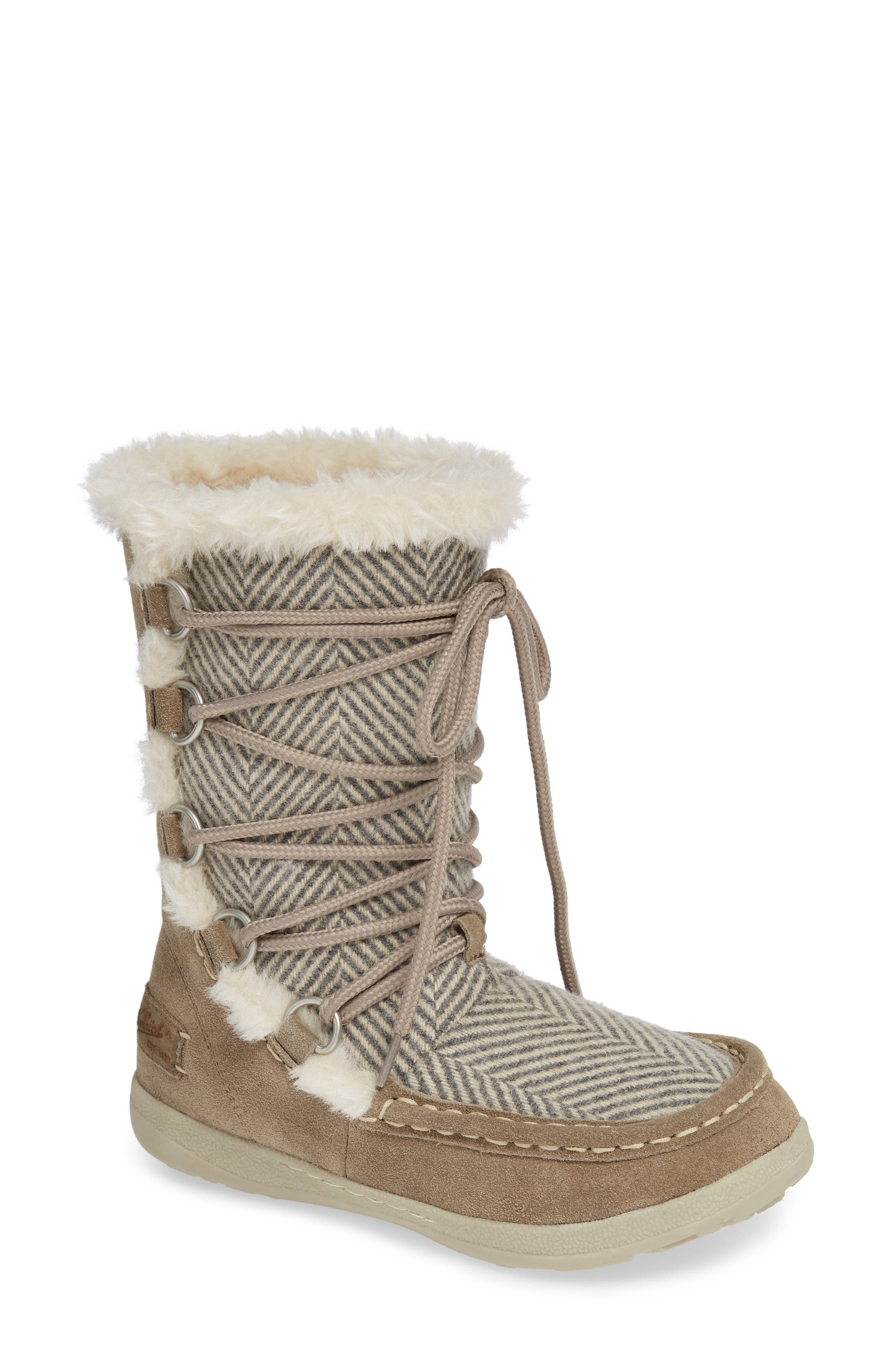 Woolrich Lace Up Bootie, Grey