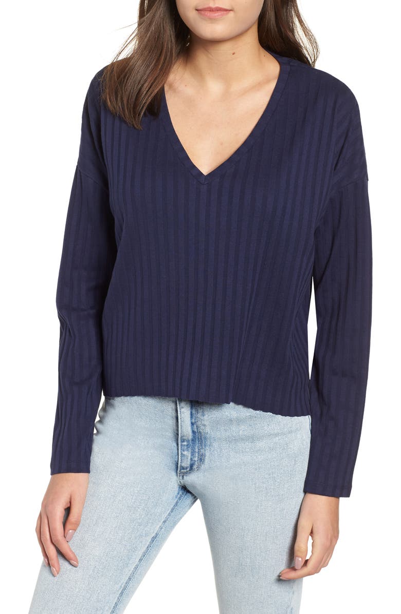 BP. Wide Rib Crop Sweater (Regular & Plus Size) | Nordstrom